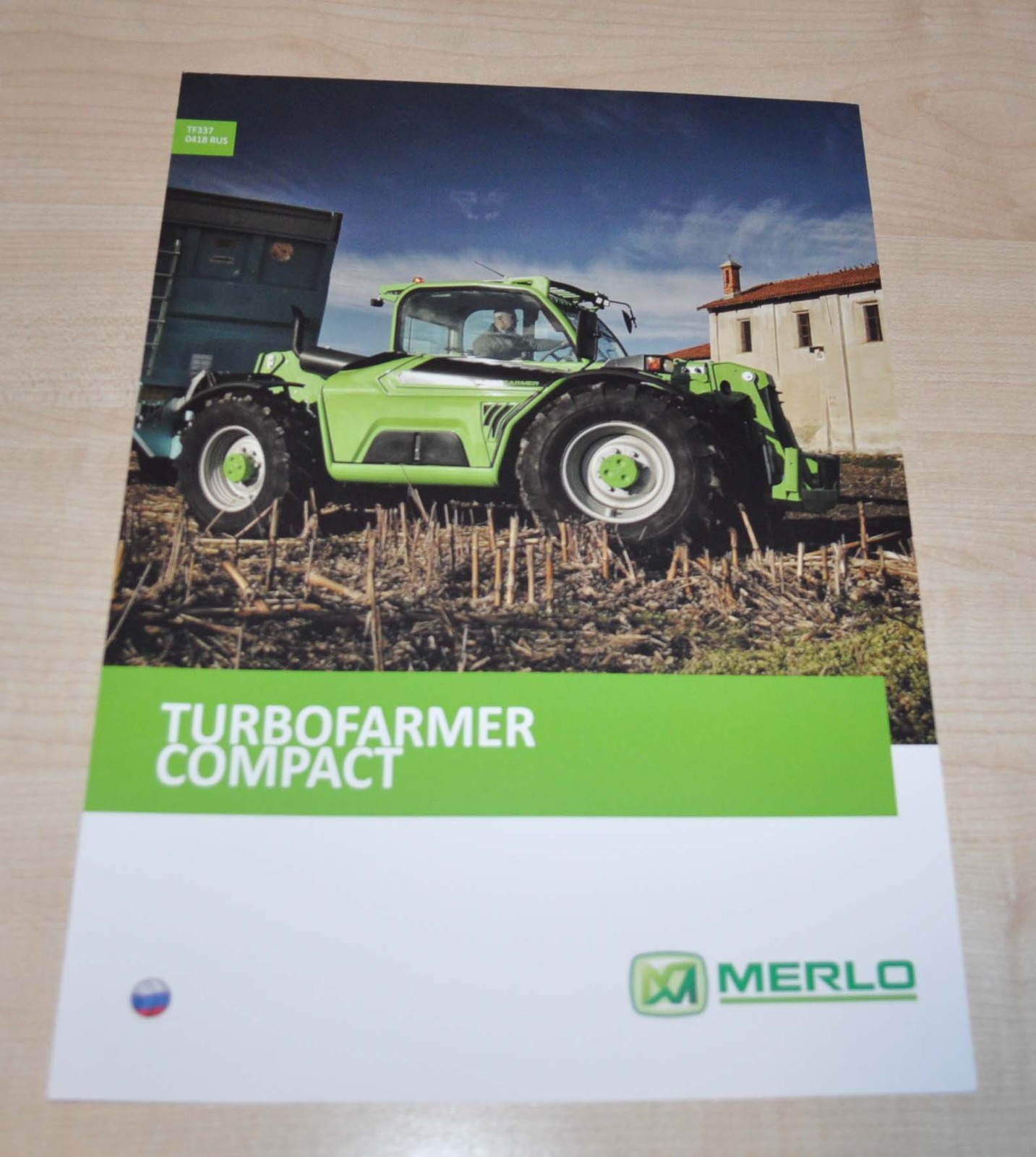 Merlo Turbofarmer Compact Wheel Loader Tractor Agriculture Brochure Prospekt