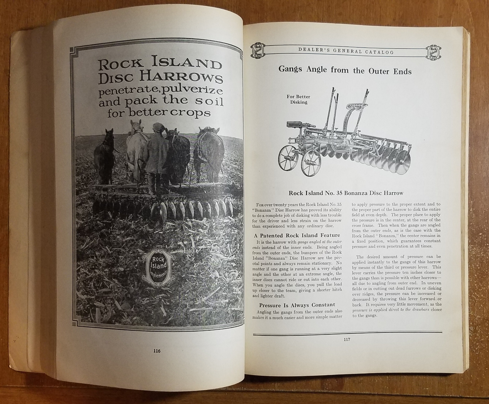 1920’s Rock Island Implements Catalog #42
