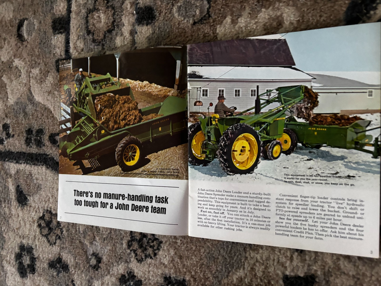 John Deere Manure Spreaders & Loaders For 1963 Brochure DCPA26