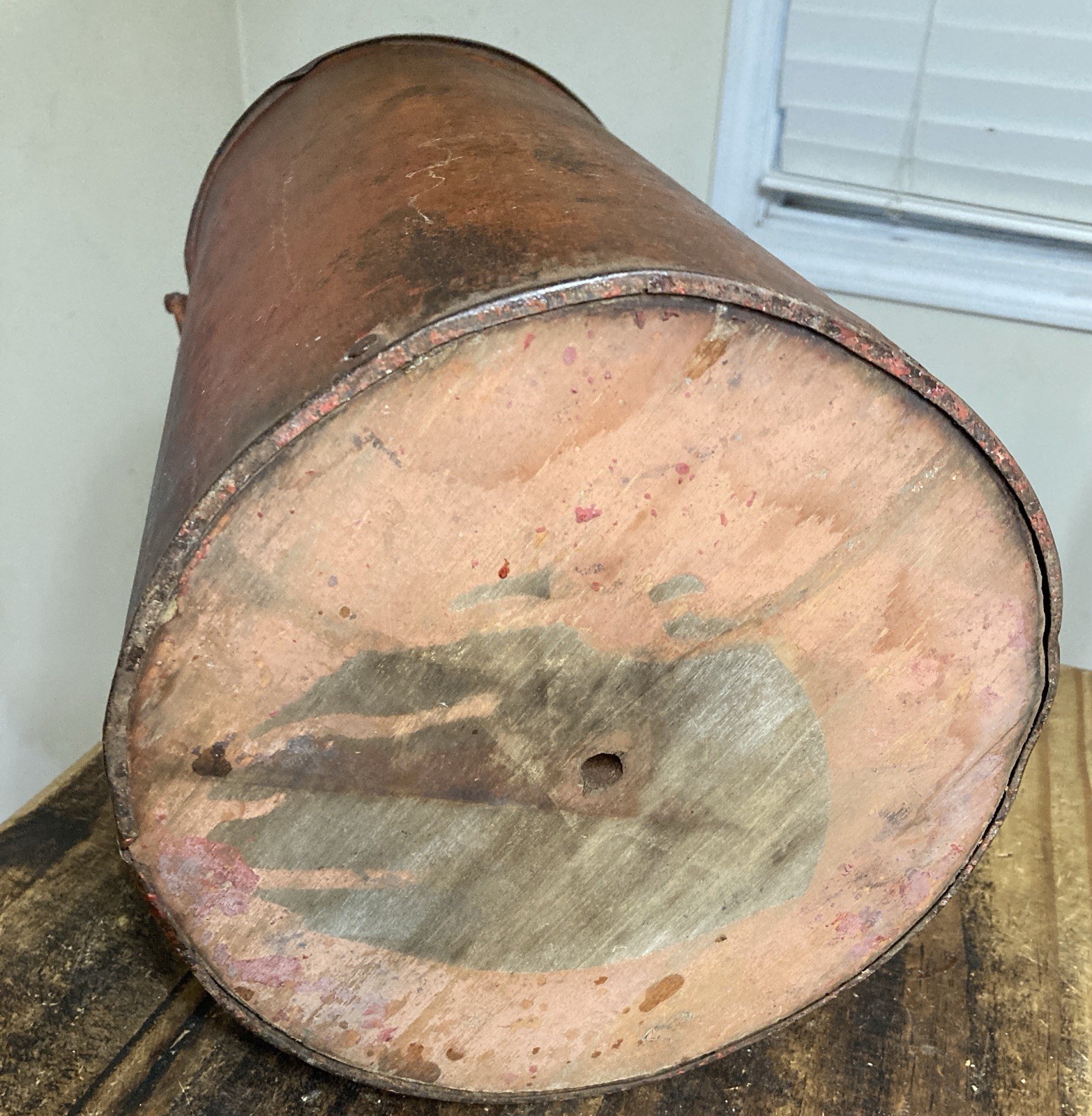 VERY RARE McCormick Twine Grain Binder Feeder Can 1800’s Antique HARD TO FIND