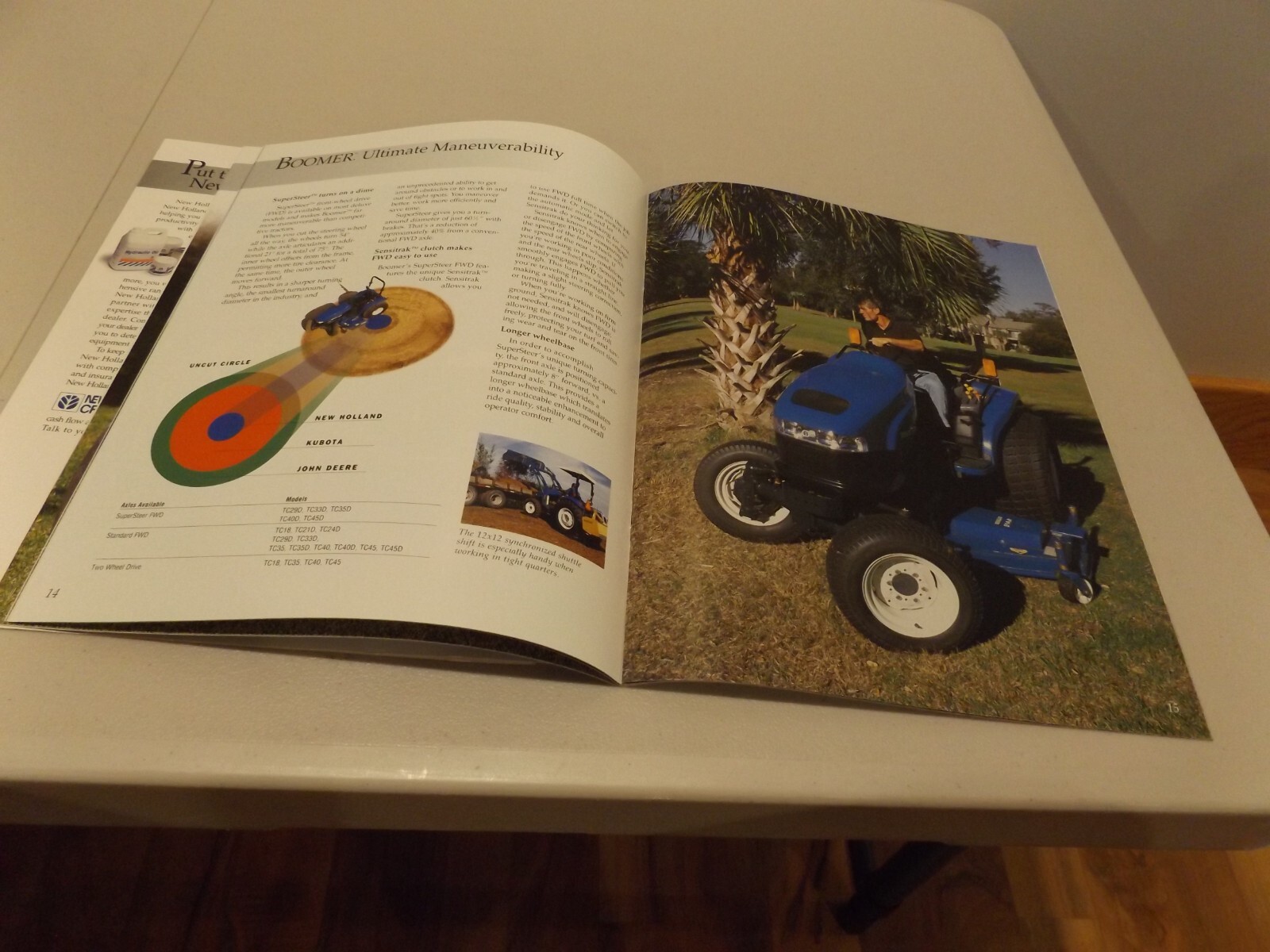 2-pc. NEW HOLLAND BOOMER COMPACT TRACTORS, LIT # 31001882, 31003010 2003