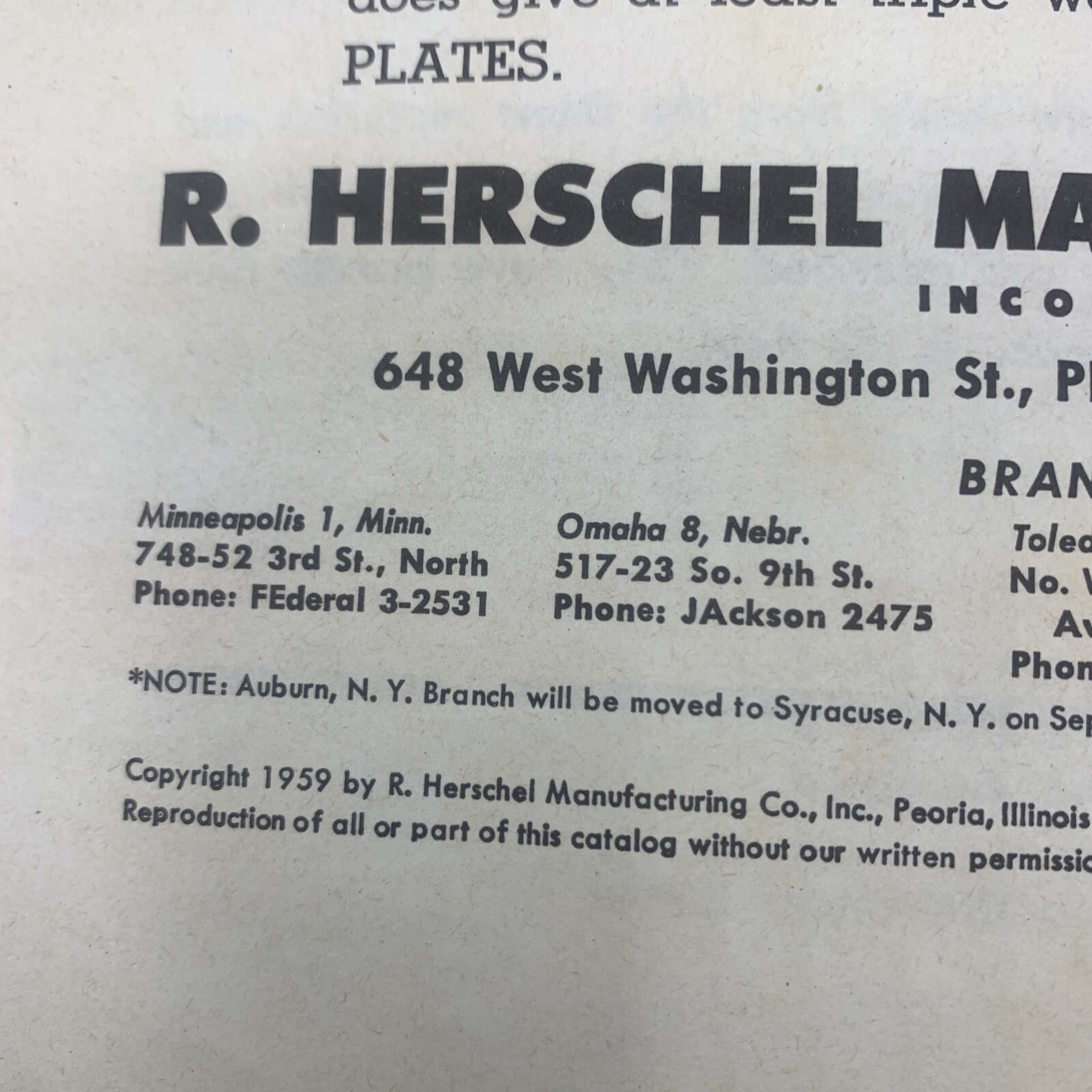 1959 Des Moines Iron Co Repair Parts Catalog Mowers/Combines/Swathers/Harvester