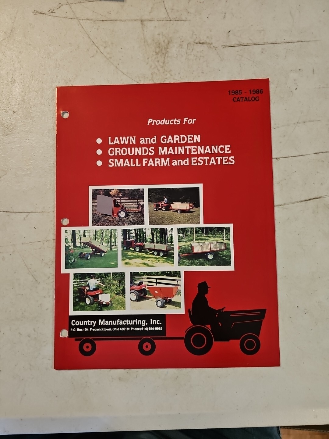1985-86 Country Manufacturing Small Farmer’s Products Catalog. Fredericktown, OH