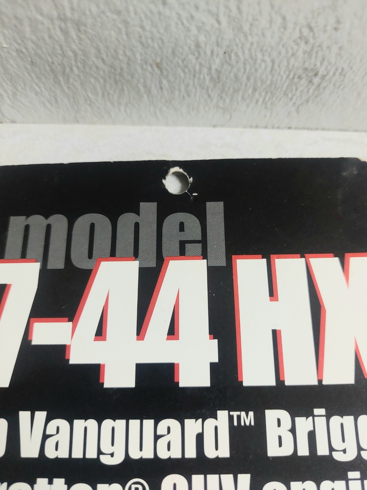NOS Wheel Horse Dealer Price Tag Sale Hanger Tag 1990’s