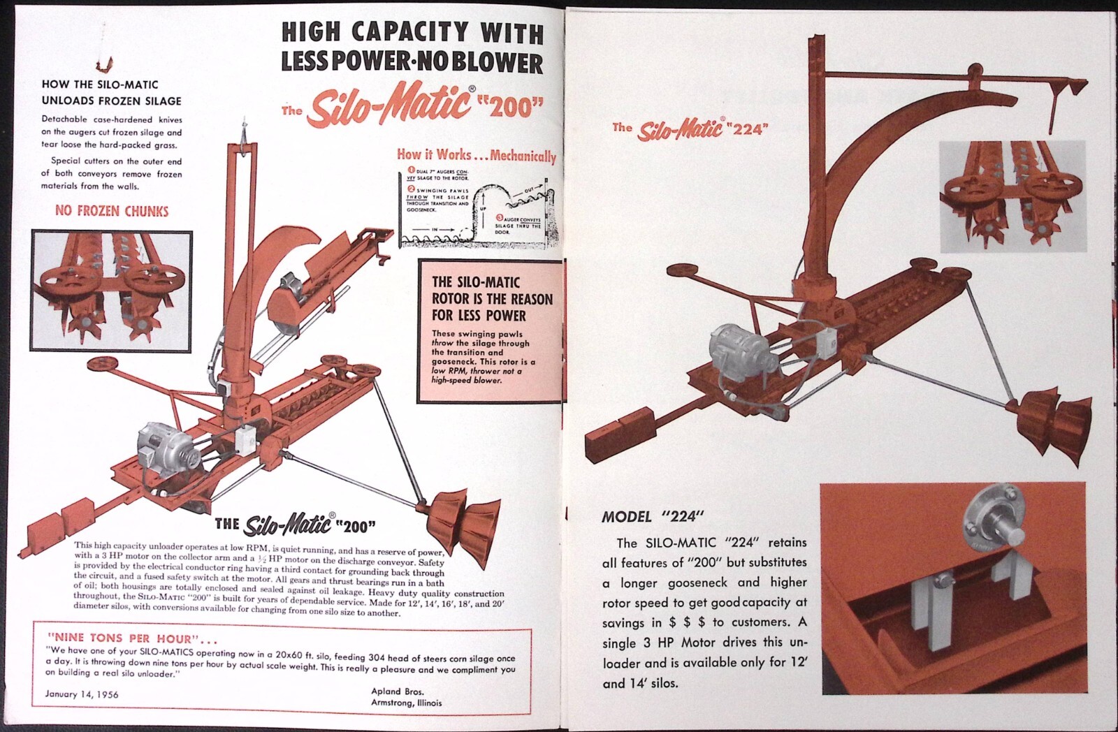 1950s Van Dusen & Co Silo Matic Unloader & Scru-Feed’r Bunk Conveyor Brochure