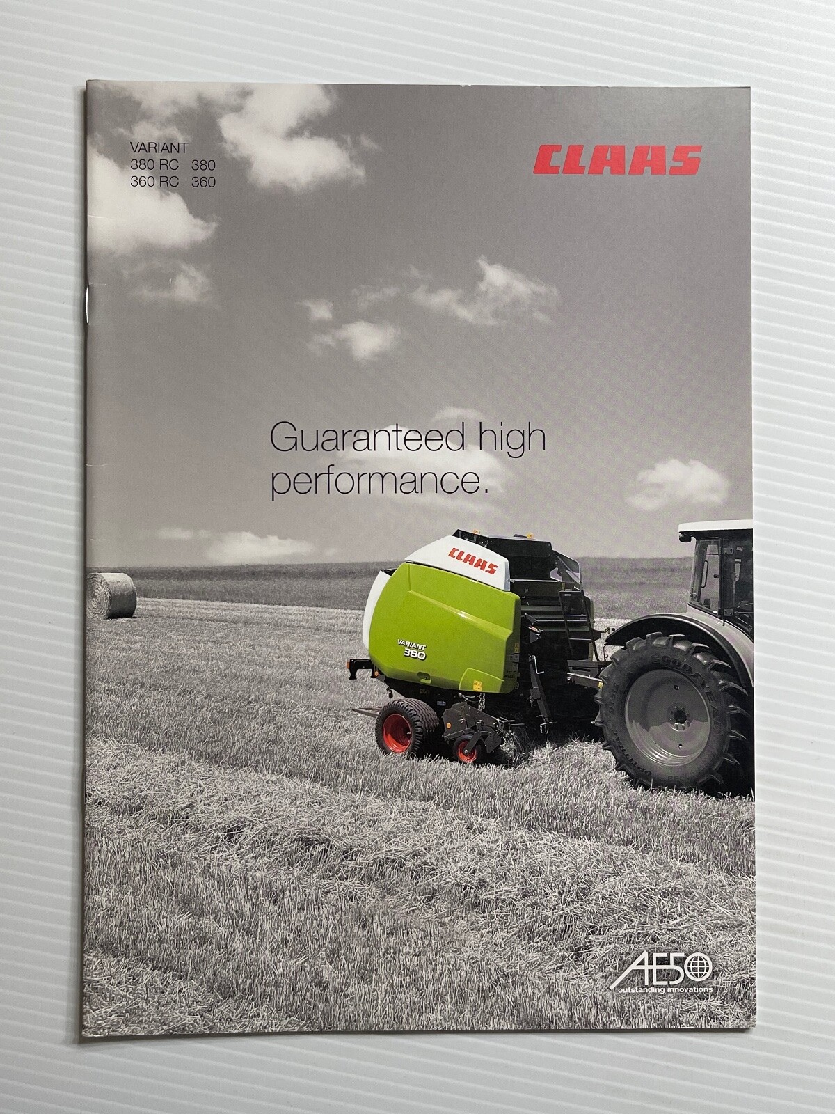 CLAAS Variant 380 / 360 RC Balers Sales Brochure *2010* (Showroom Sales Book)