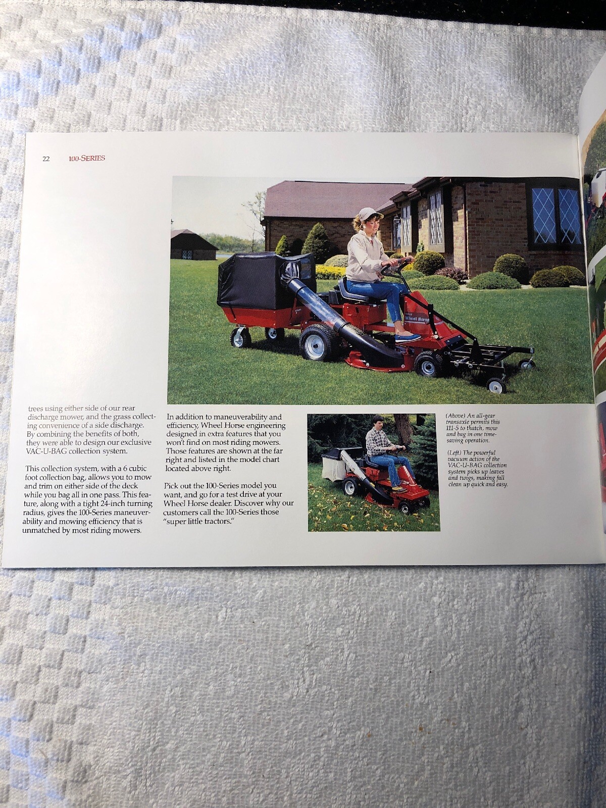 NOS 1986 Toro Wheel Horse Lawn & Garden Brochure Catalog Vintage
