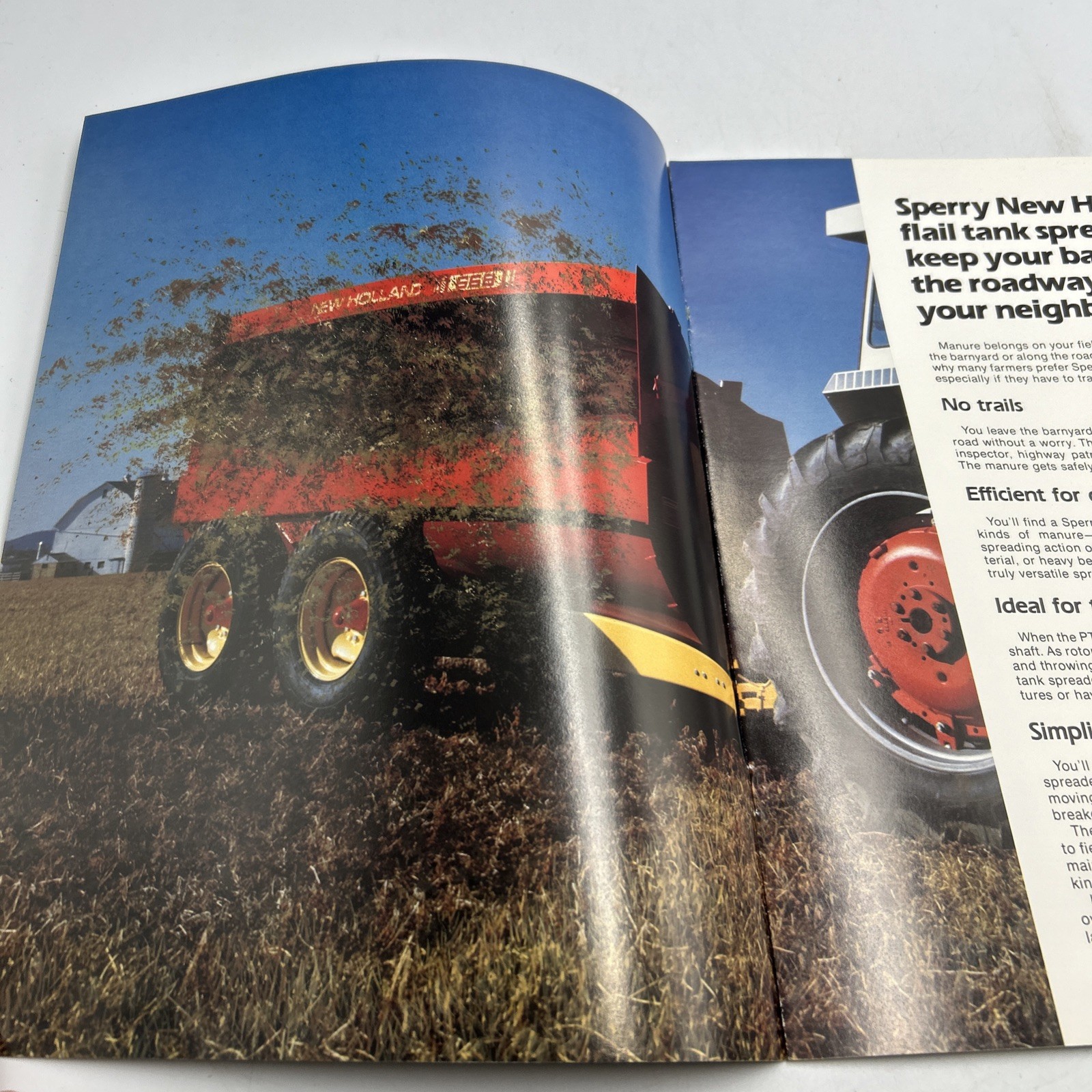 Farm Equipment Brochure – New Holland – 663 667 668 Flail Tank Spreader