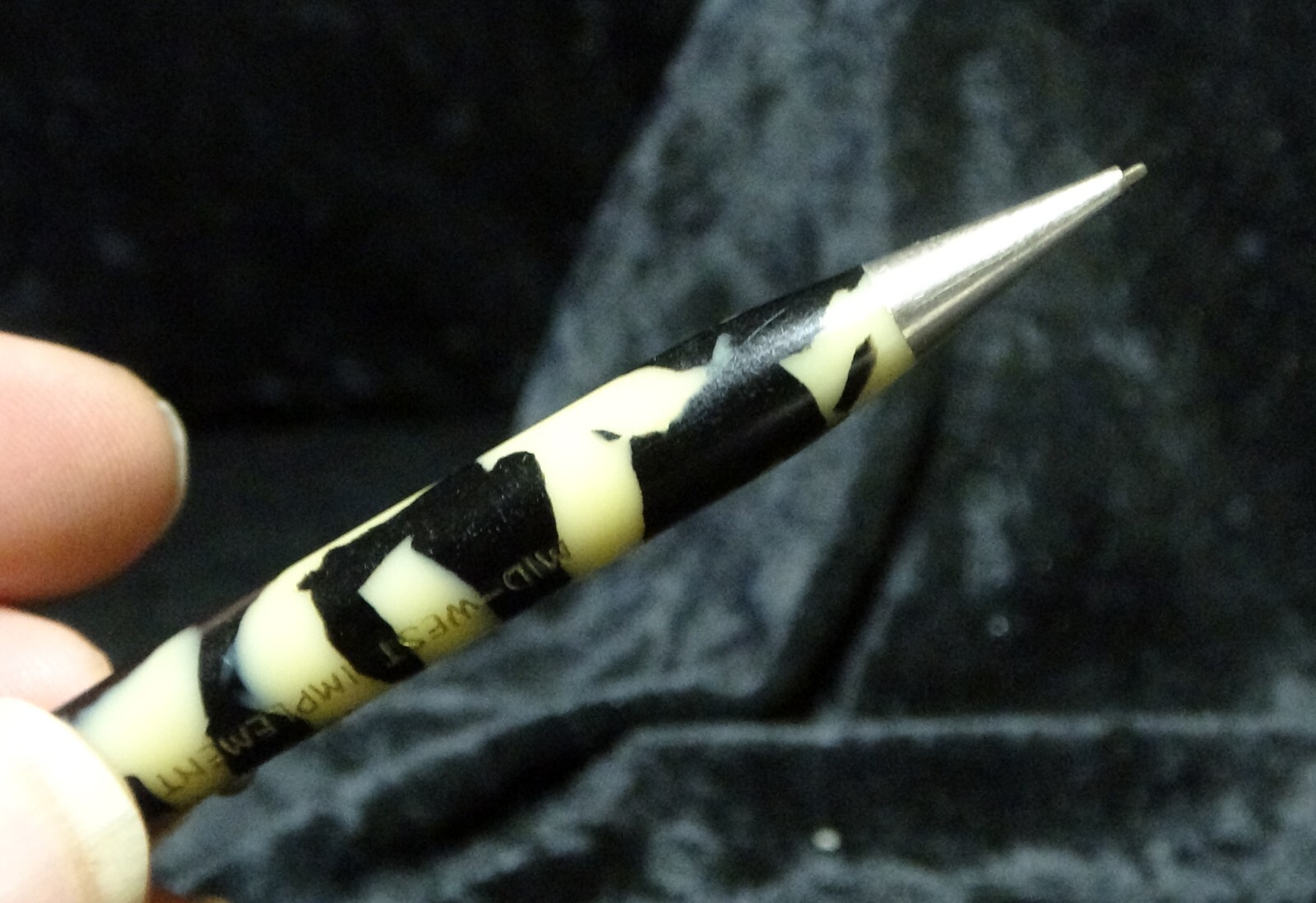 Vintage 1936 Mechanical Pencil Mid-West Implement Dealers Ass’n. Zebra B/W Works