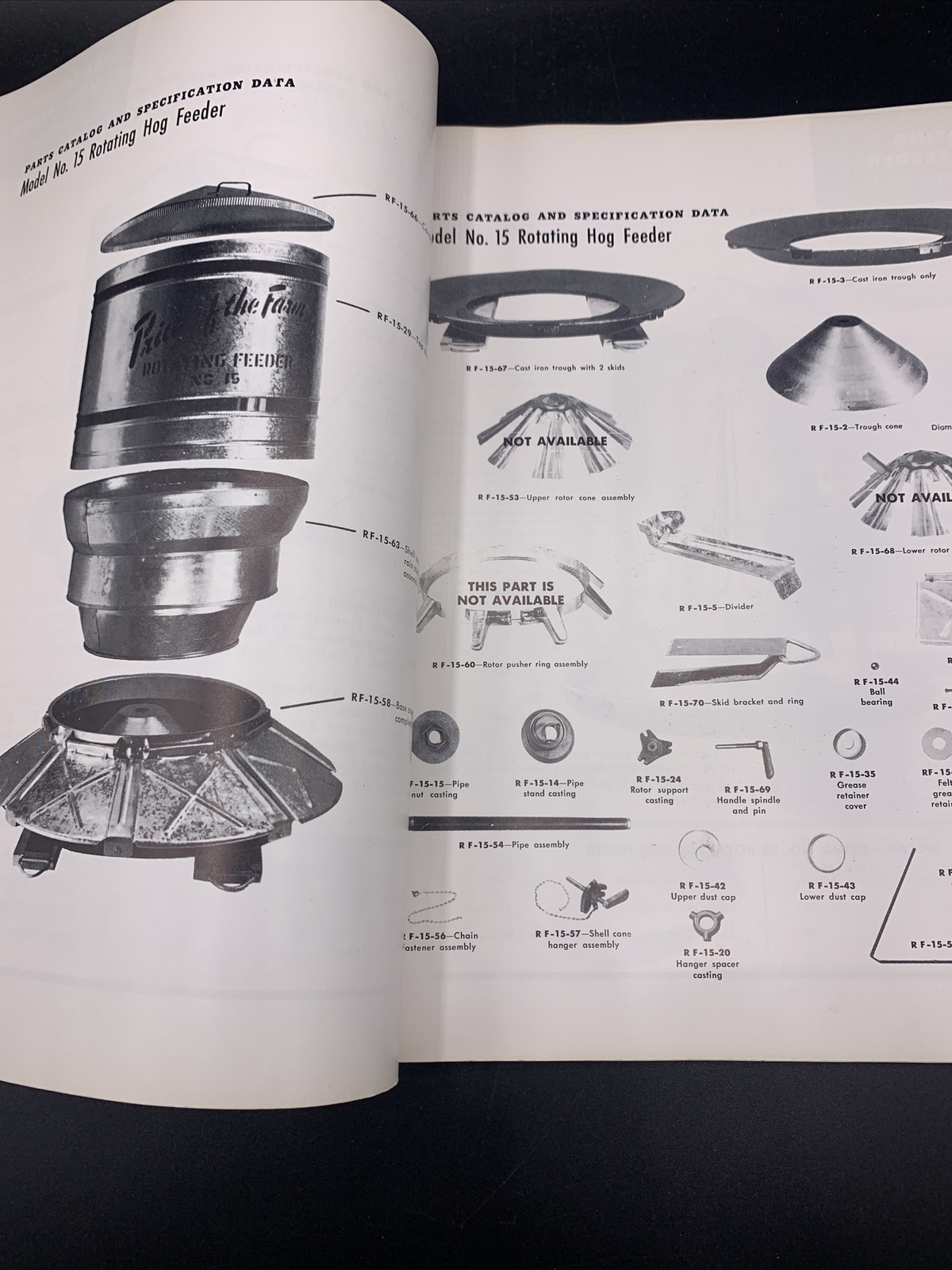 1960’s Hawkeye Steel Prod. Pride Of The Farm Repair Parts Catalog Waterloo Iowa
