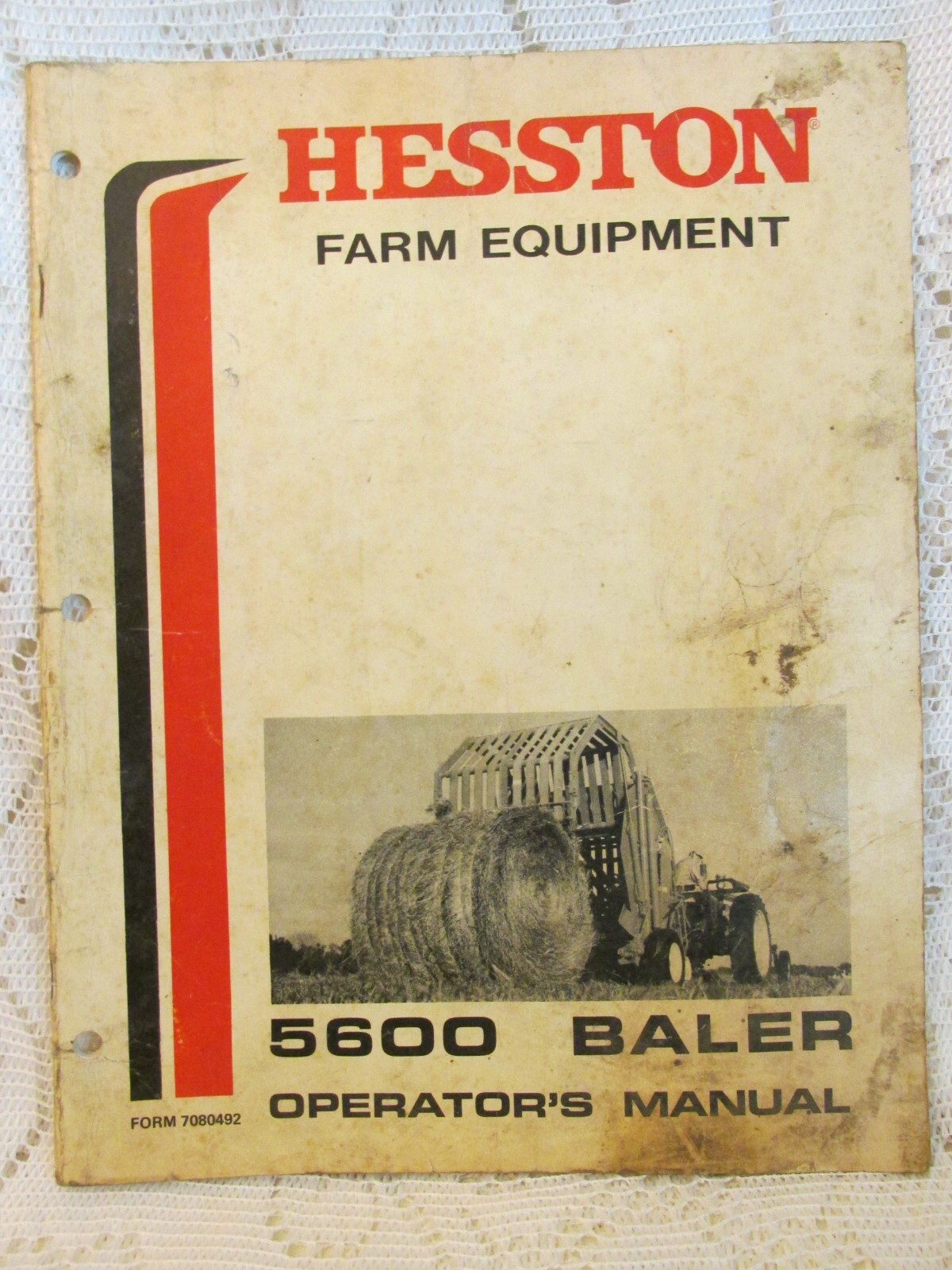 Hesston 5600 Baler Operator’s Manual