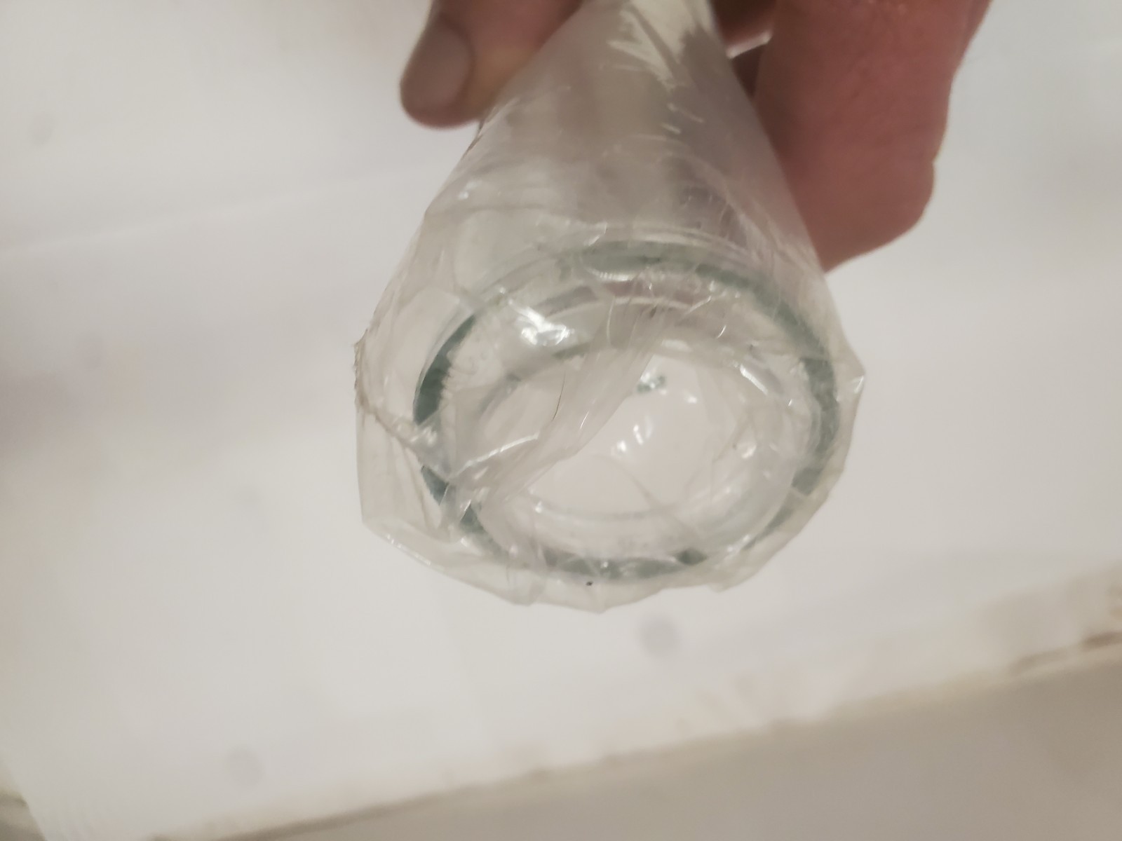 12″ Plastic Rain Guage Readlyn Shell Rock Coop Cooperative Iowa Farm Grain Feed