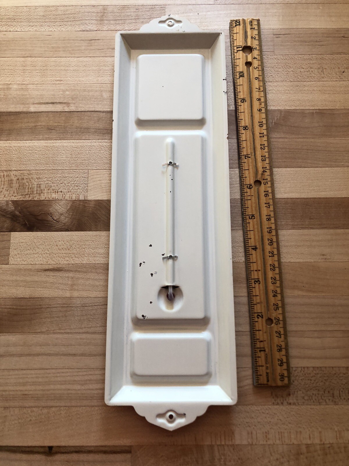 Vintage Planters Chemical Co. Tin Thermometer Sign Maryland /Delaware