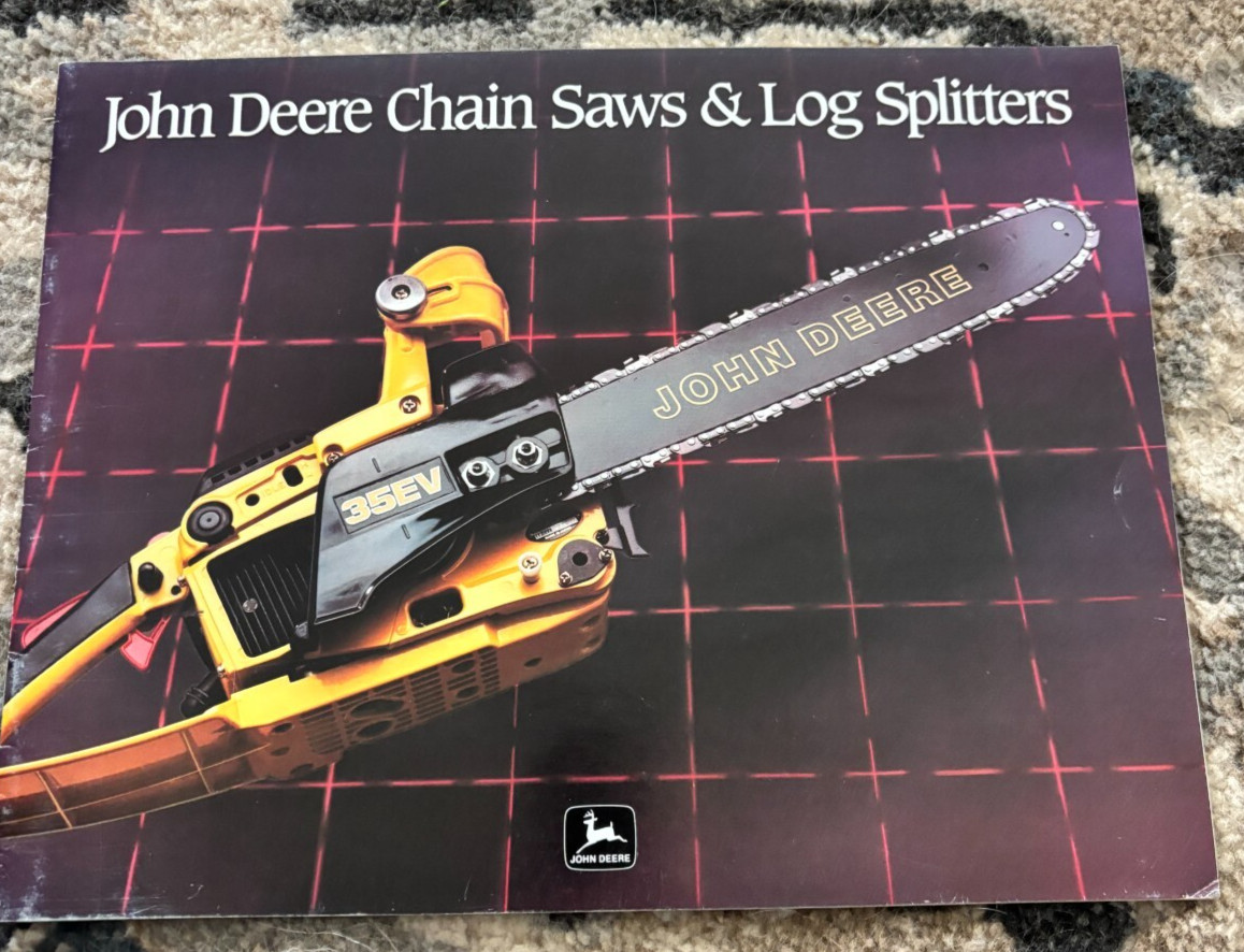 John Deere Chain Saws & Log Splitters For 1984 Brochure FCCA25