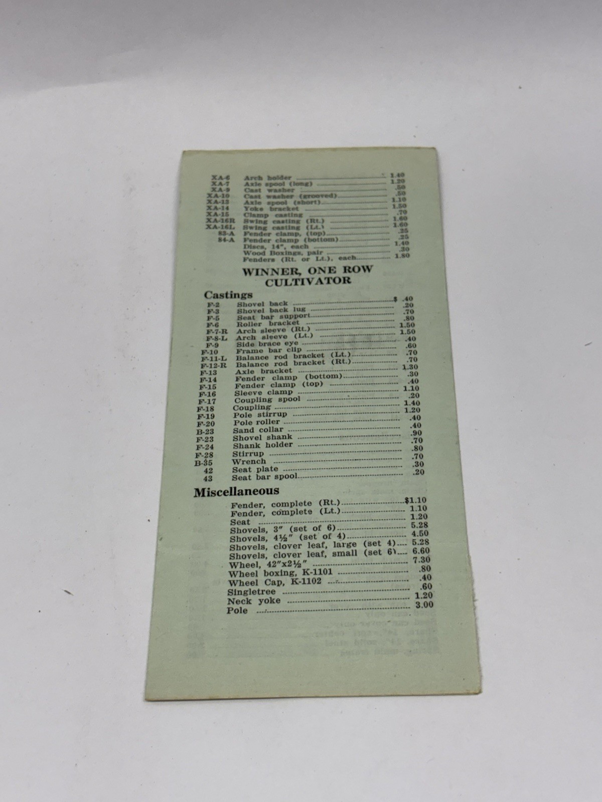 RARE 1920’s Chase Plow Co. Lincoln Nebraska NE Repair Brochures