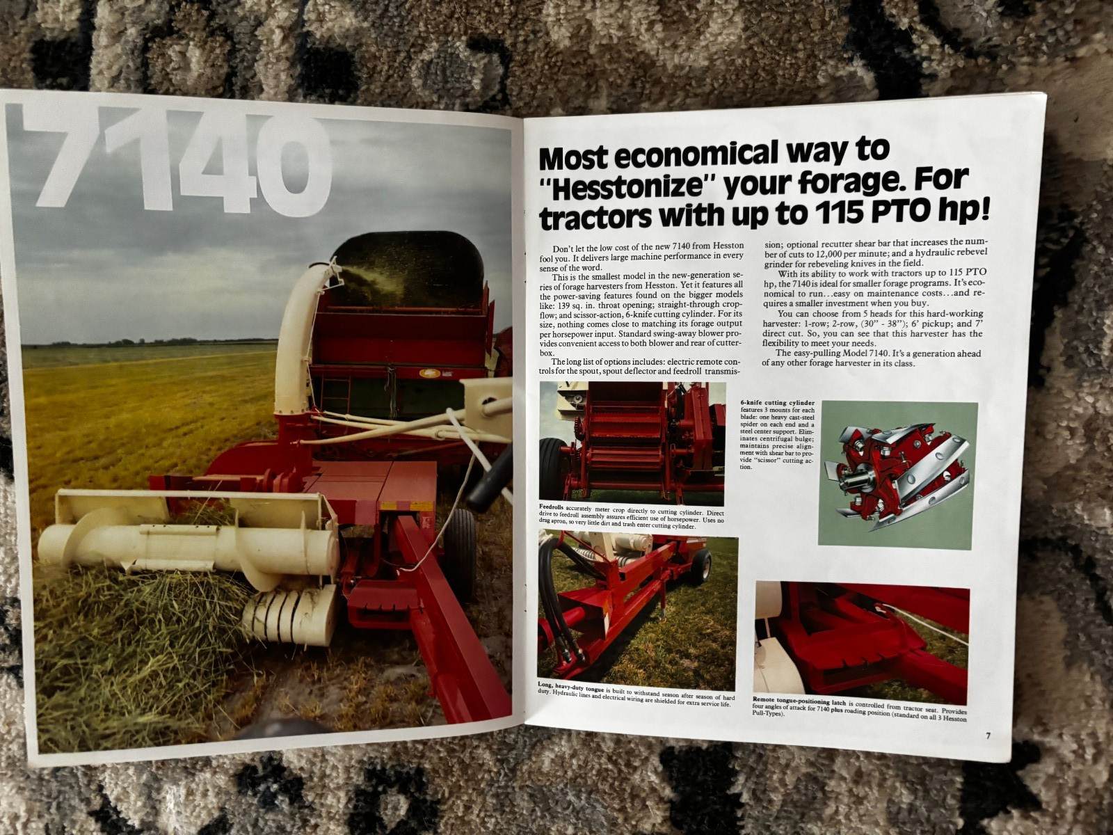 Hesston 7140 7150 7160 Pull Type Forage Harvesters For 1979 Brochure DCPA26