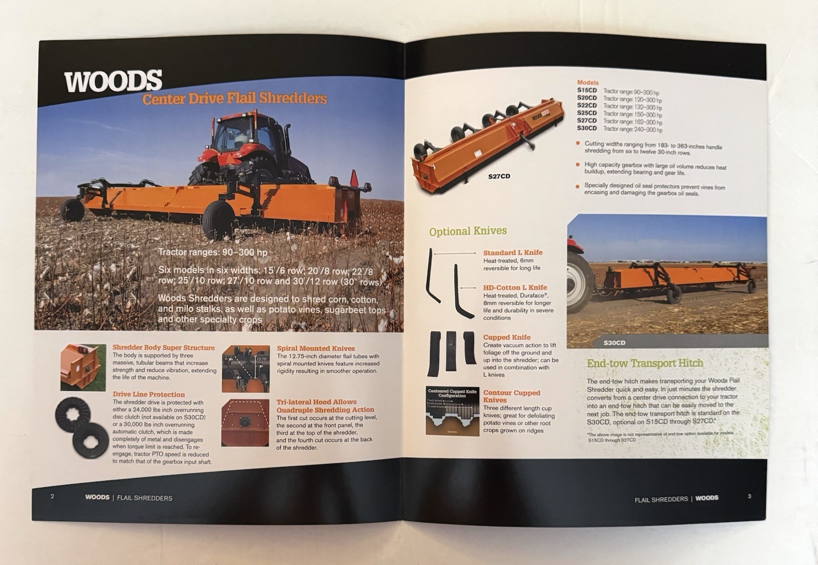 Agriculture Farming Set If 3 Shredder Dealer Sales Brochures