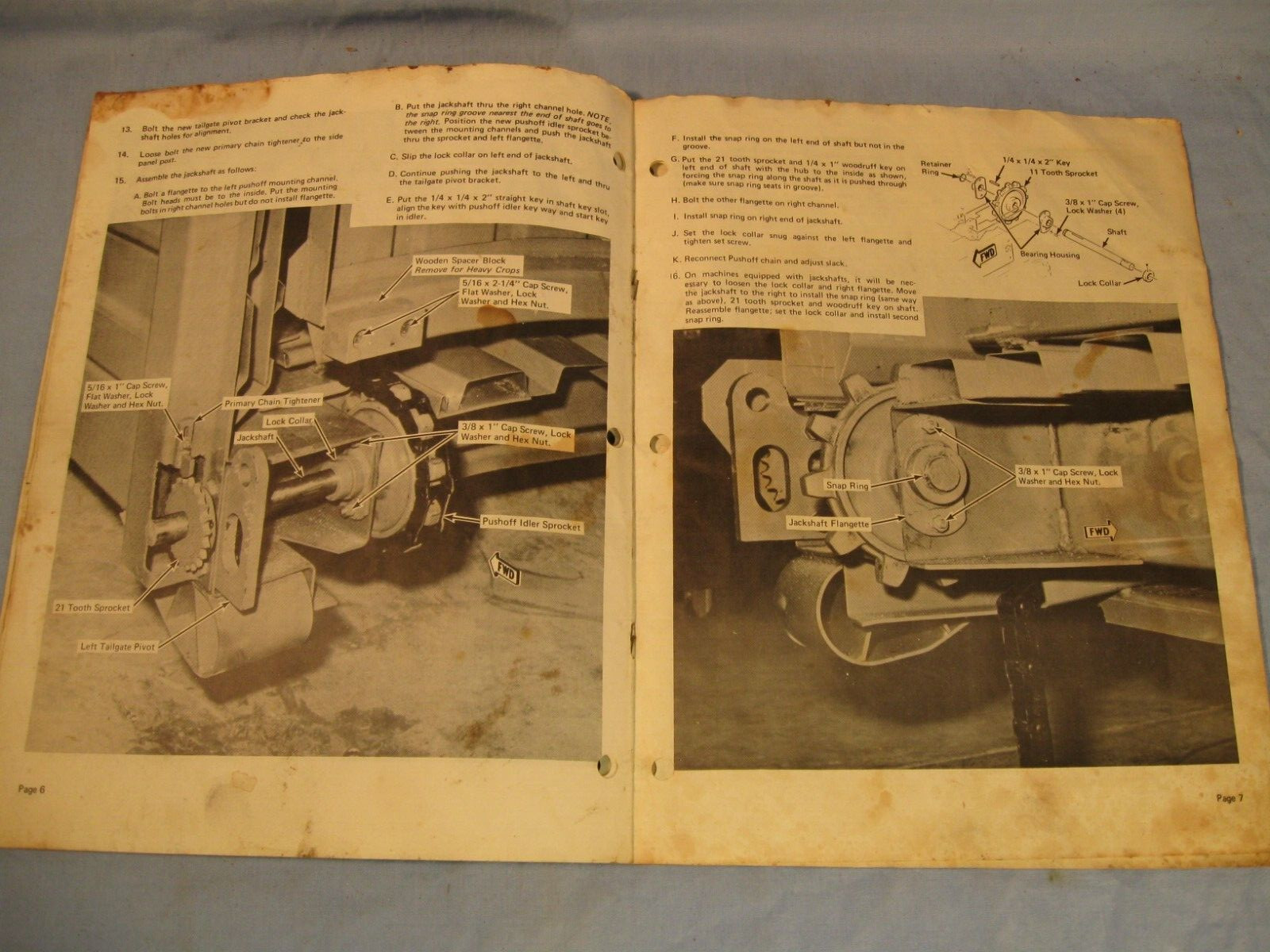 Vintage Lot of 3 Hesston 30 StakHand Manuals