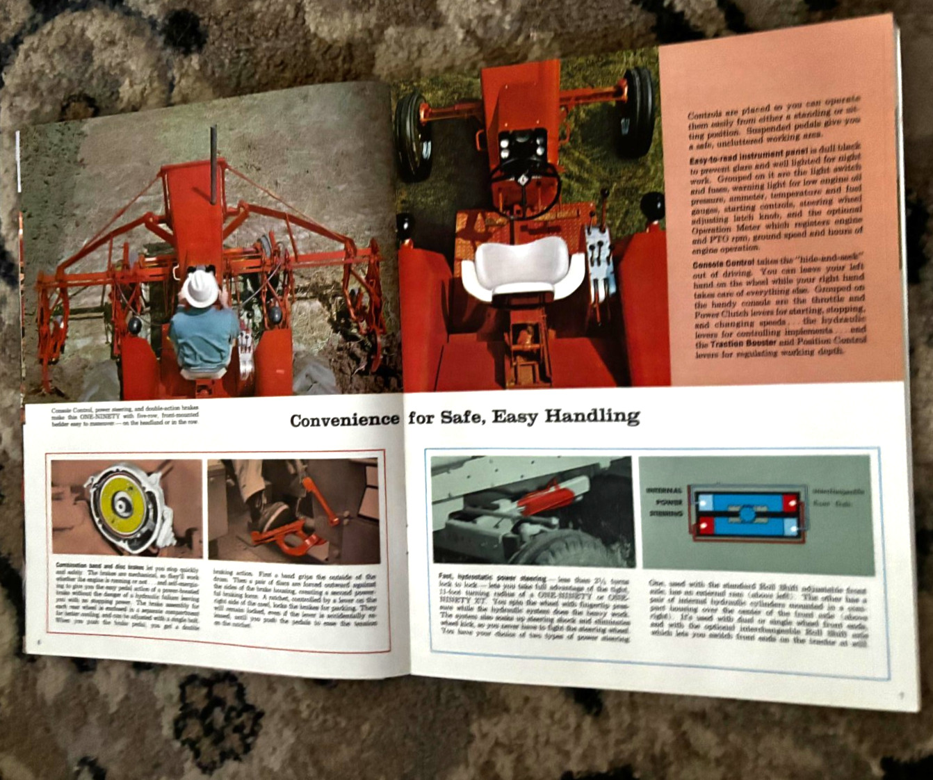 Allis Chalmers 190XT 190 Tractor For 1967 Brochure DCPA26