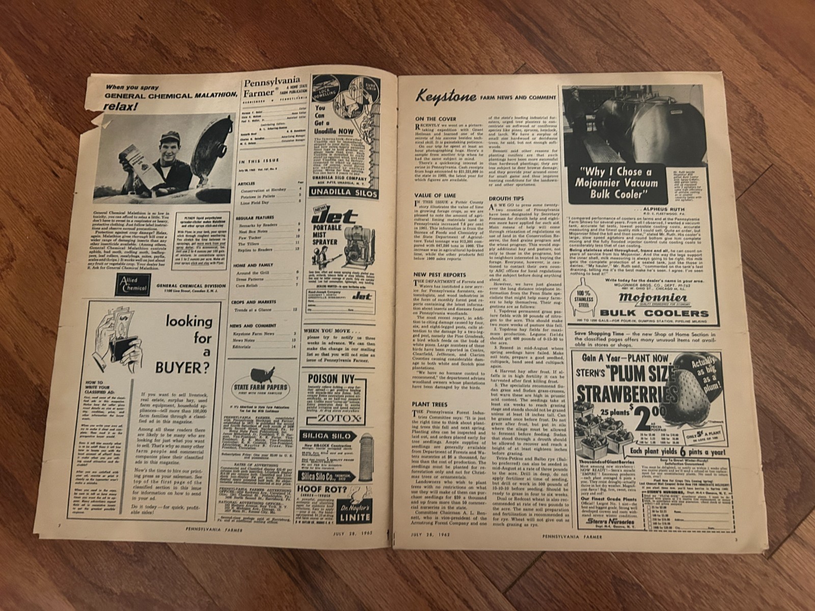 (5) Vintage {1962-1963} “PENNSYLVANIA FARMER” {Harrisburg} Magazine Lot, RARE!