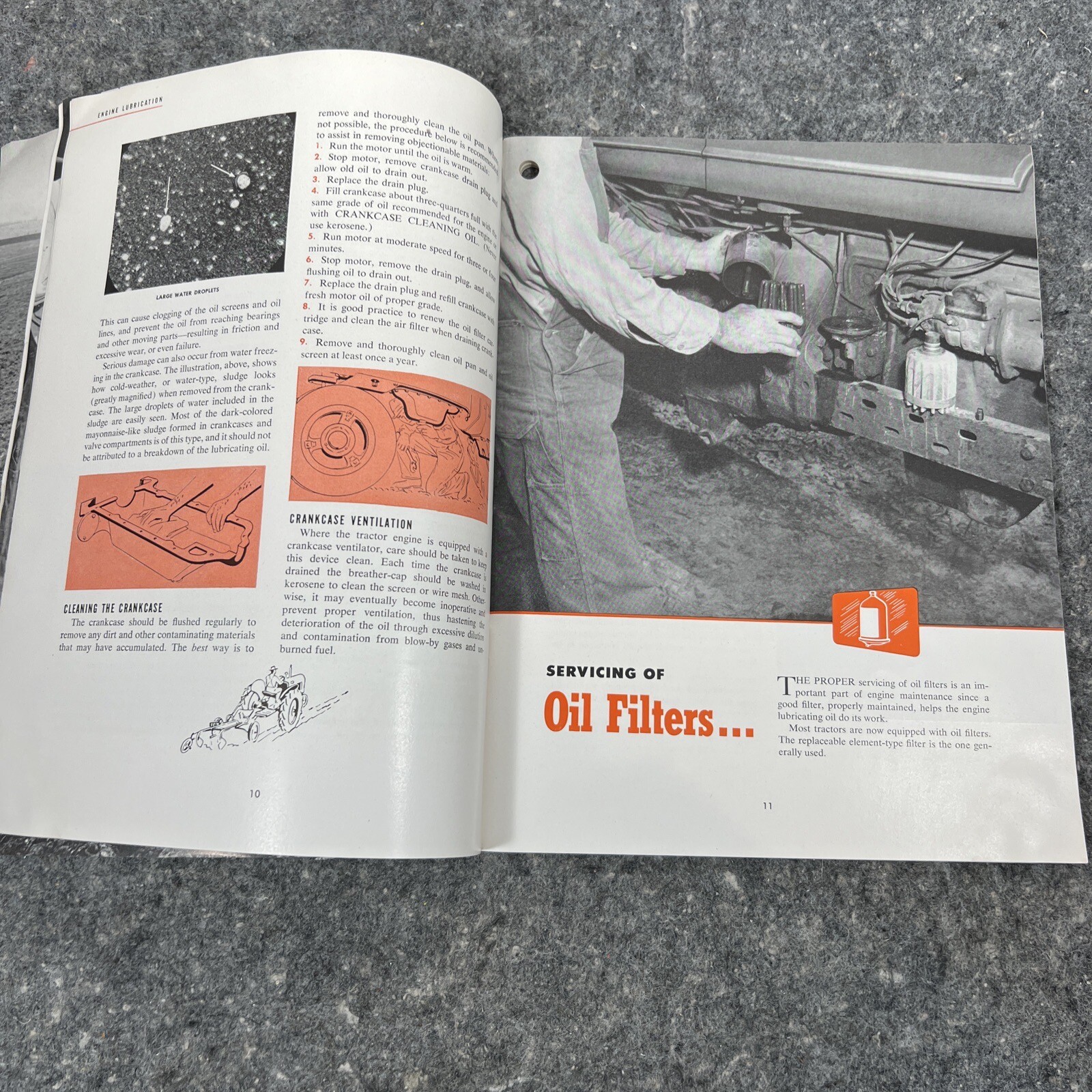 Vintage 1950’s Gulf Oil Corporation FARM Tractor Guide / Maintenance OEM
