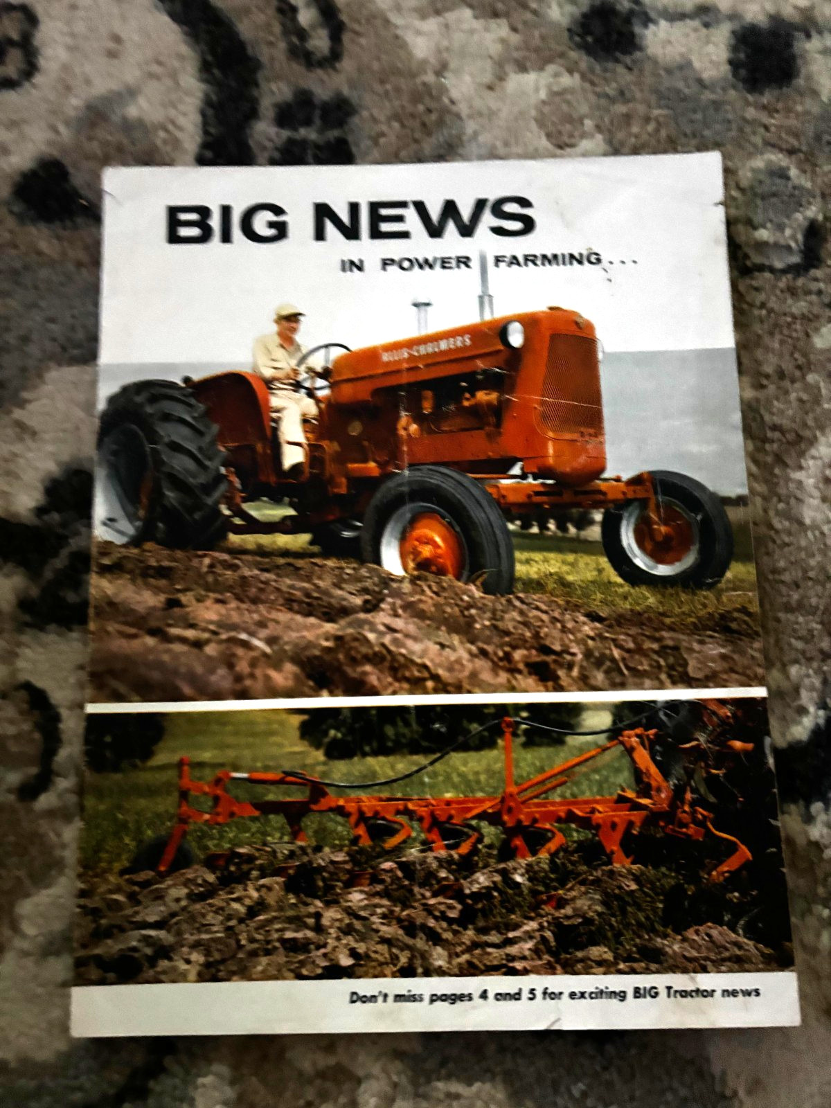 Allis Chalmers Buyers Guide For 1957 Big News Brochure DCPA26