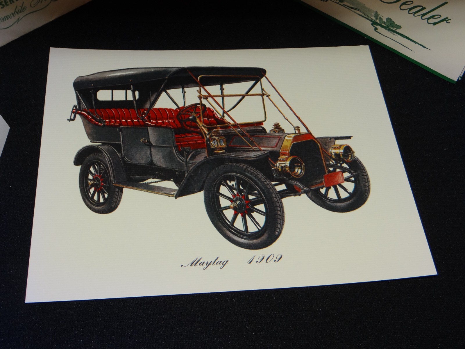 1950’s Cities Service Gasoline Early Automobile Prints Complimentary Gift w/Env.