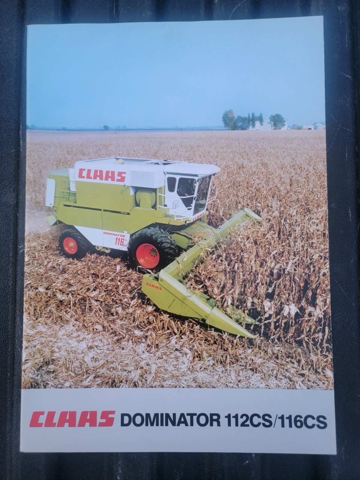 VINTAGE RARE CLAAS DOMINATOR 112CS / 116CS Farm Combine Brochure Machinery 80s
