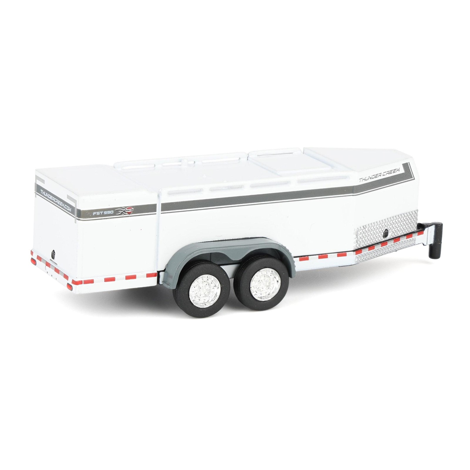1/64 Thunder Creek FST990 Tandem Axle Fuel Trailer, White, TCM602