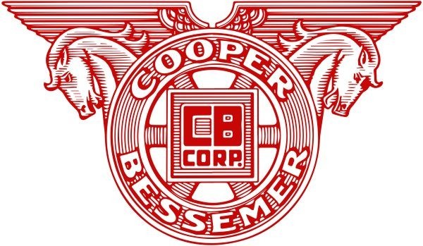 1929 Cooper Bessemer Engines Horse Logo NEW Sign 28″ Wide Diecut USA STEEL XL