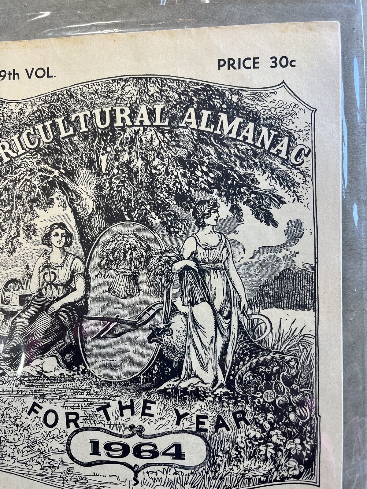 VINTAGE FARMERS AGRICULTURAL ALMANACS, BAER’S LANCASTER PA 1964