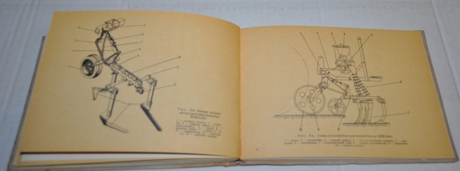 Combined agricultural machinery Russian Hand Book Tractor