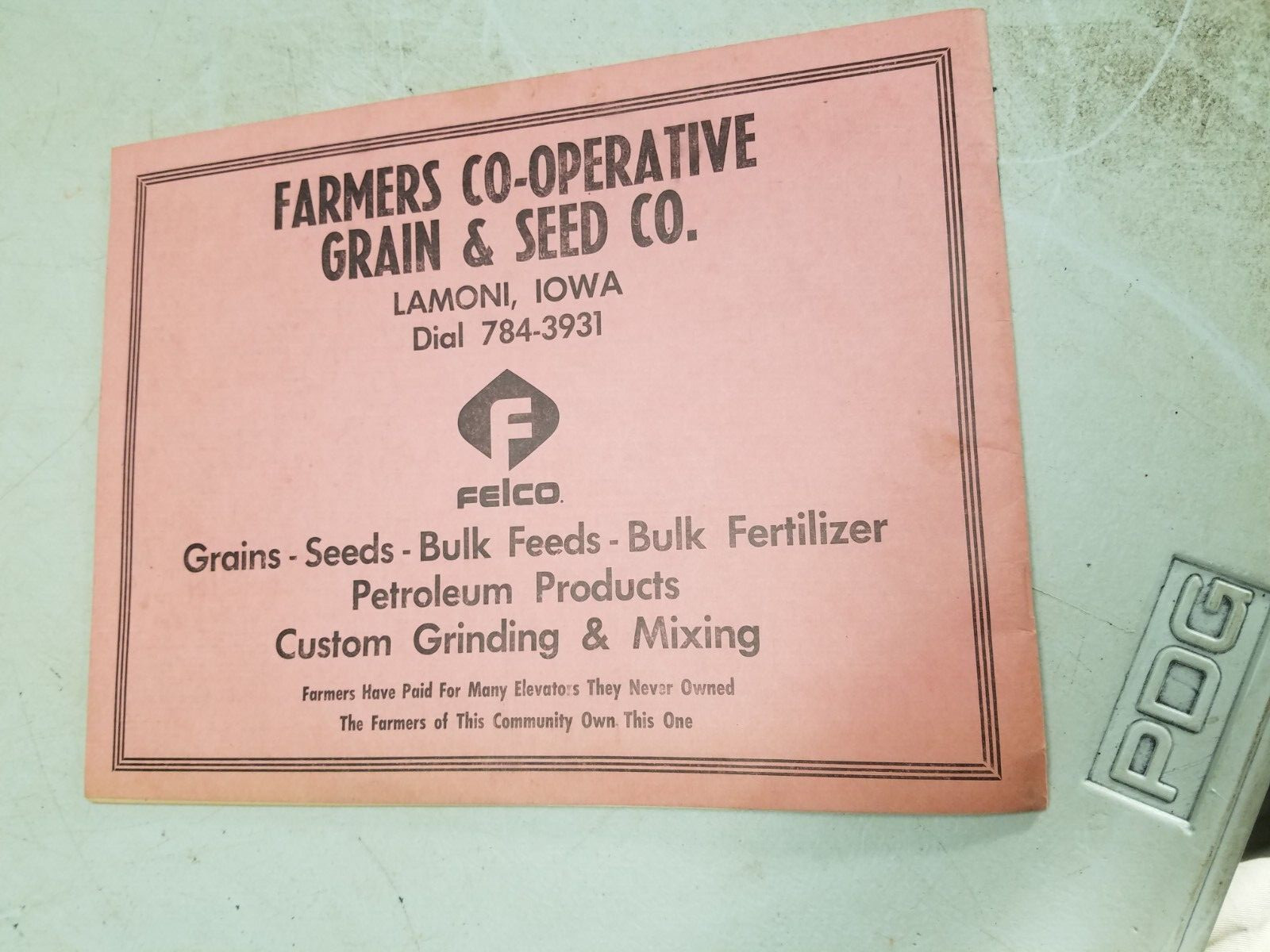 Farmer’s Co-Operative Farm Account Book 1966 (V)