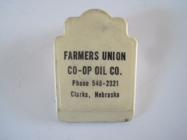 Farmer’s Union Co-Op Clarks, Nebraska Plastic Chip