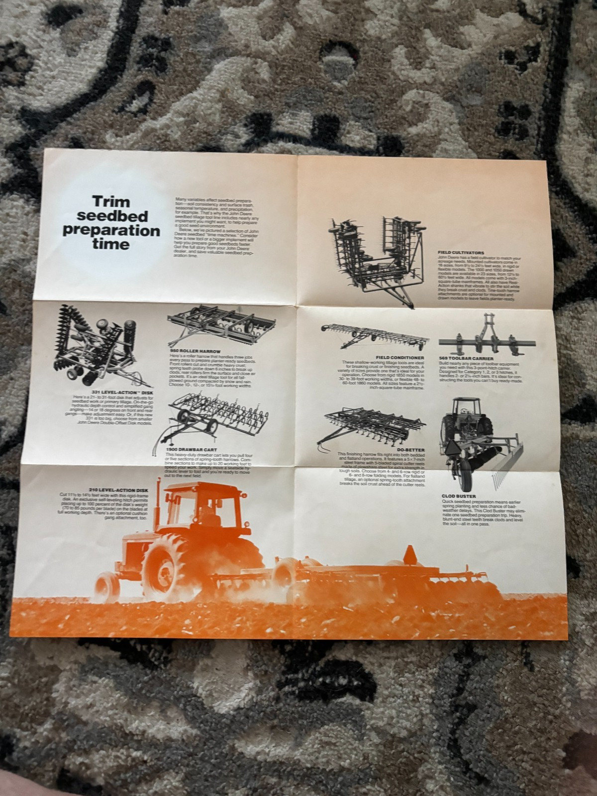 John Deere Time Machines for Tillage Progam for 1971 Brochure DCPA26