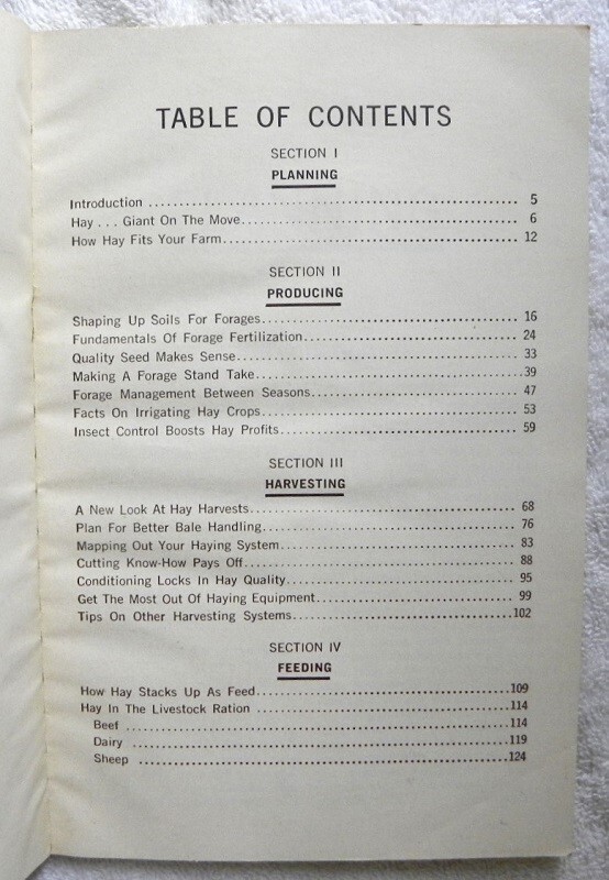 1967 New Holland Hay Makers for Beef, Dairy, Sheep, 127 page NH Handbook