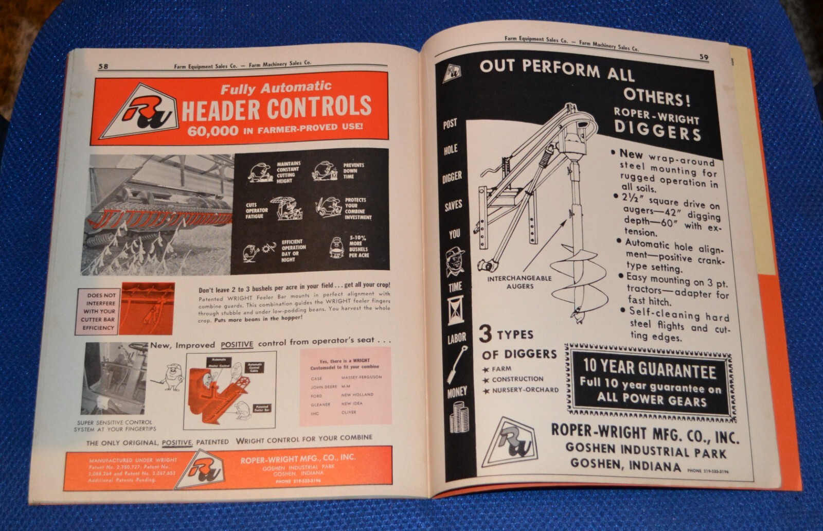 Vintage 1967 Farm Equipment Sales Co. Implement Catalog