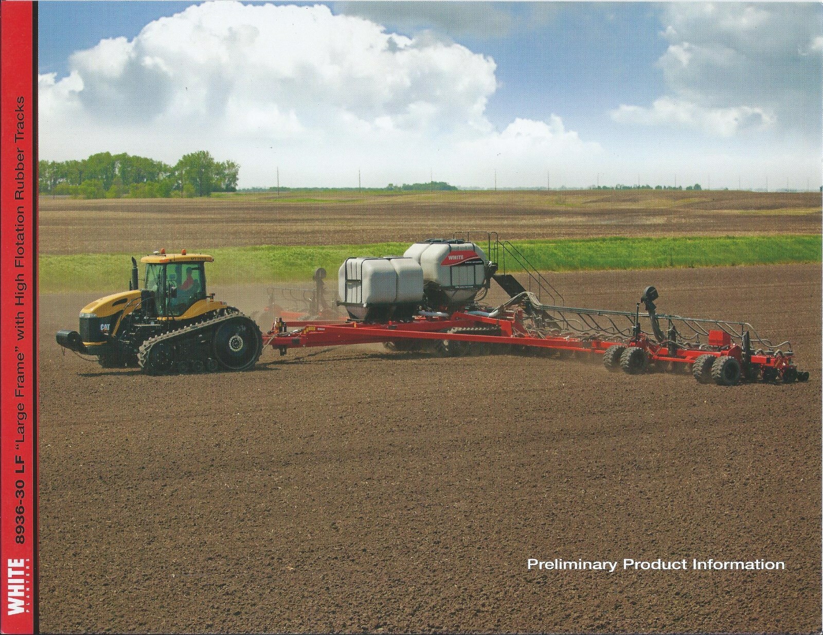 Farm Equipment Brochure – White – 8936-30 F – Large Frame Planter – 2011 (F7064)