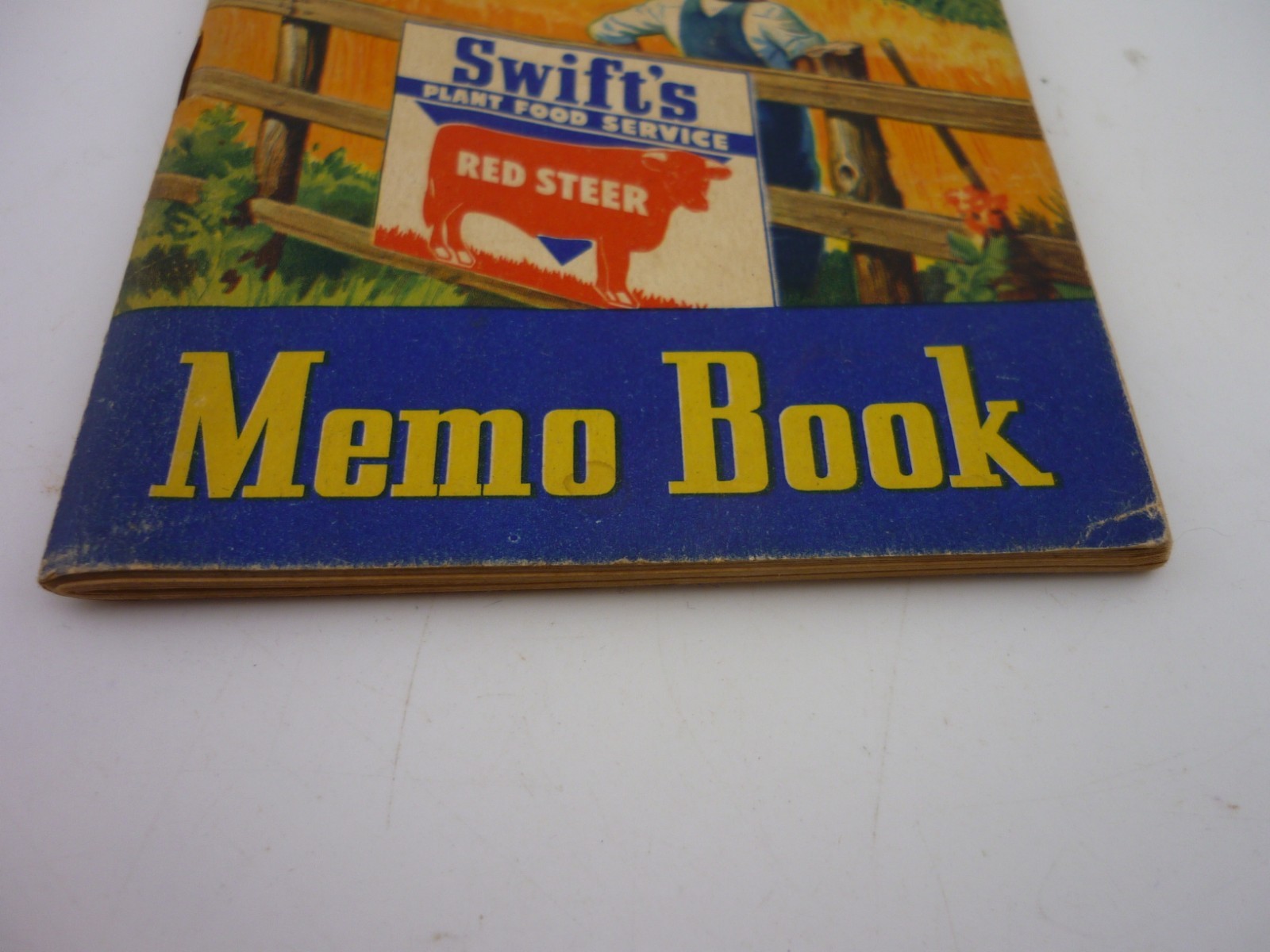 1955 Swift’s Red Steer Memo Book Farm Advertising Fertilizer Calendar