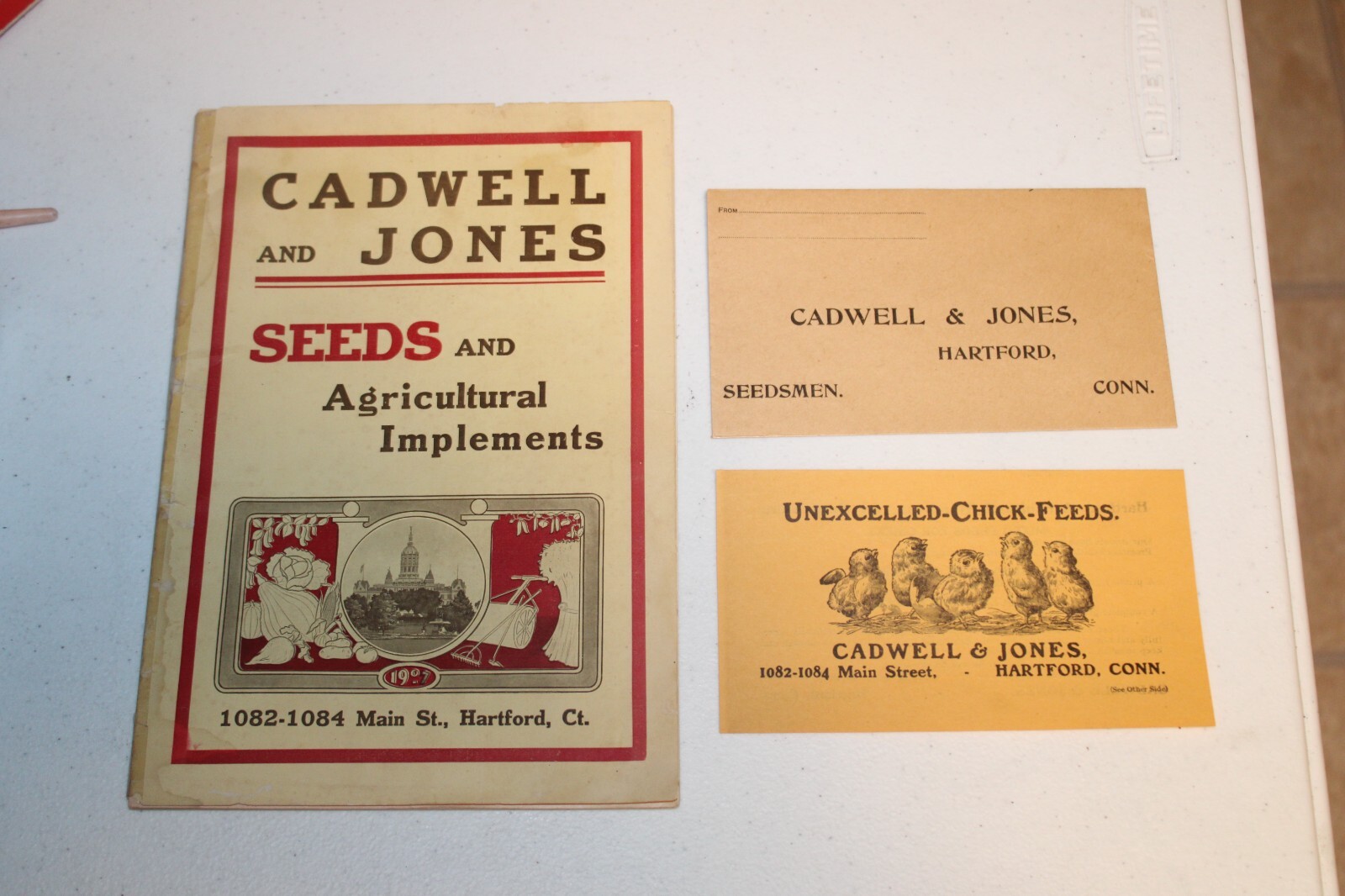 Vtg 1904 Advertising Catalog Caldwell & Jones Seeds & Agricultural Implements