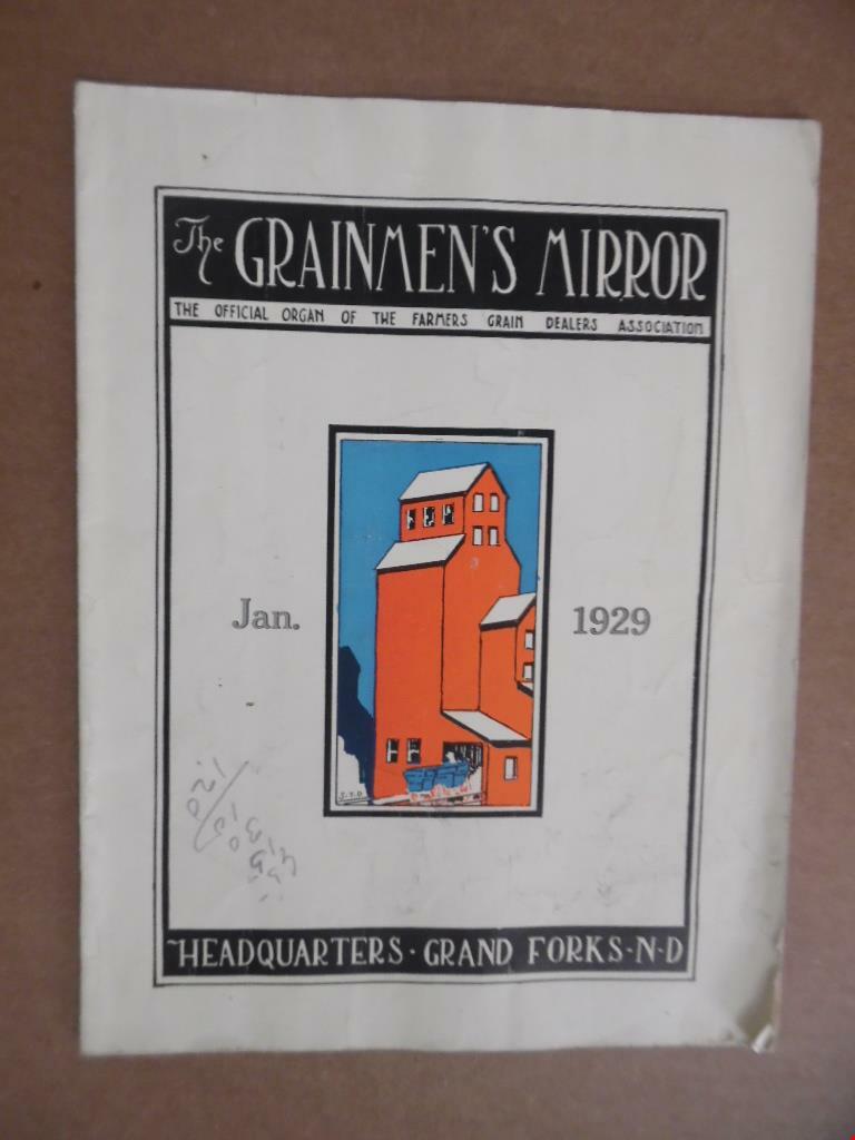 1929 Grainmen’s Mirror Official Organ of Grain Dealer Association North Dakota