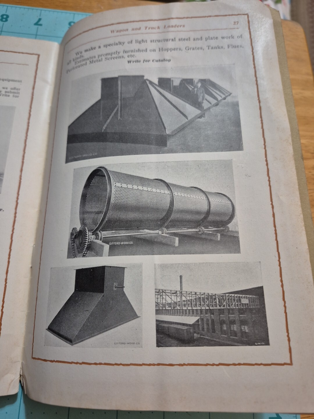 1916 Original Gifford-Wood Co. Wagon Loaders No. 22 Catalog
