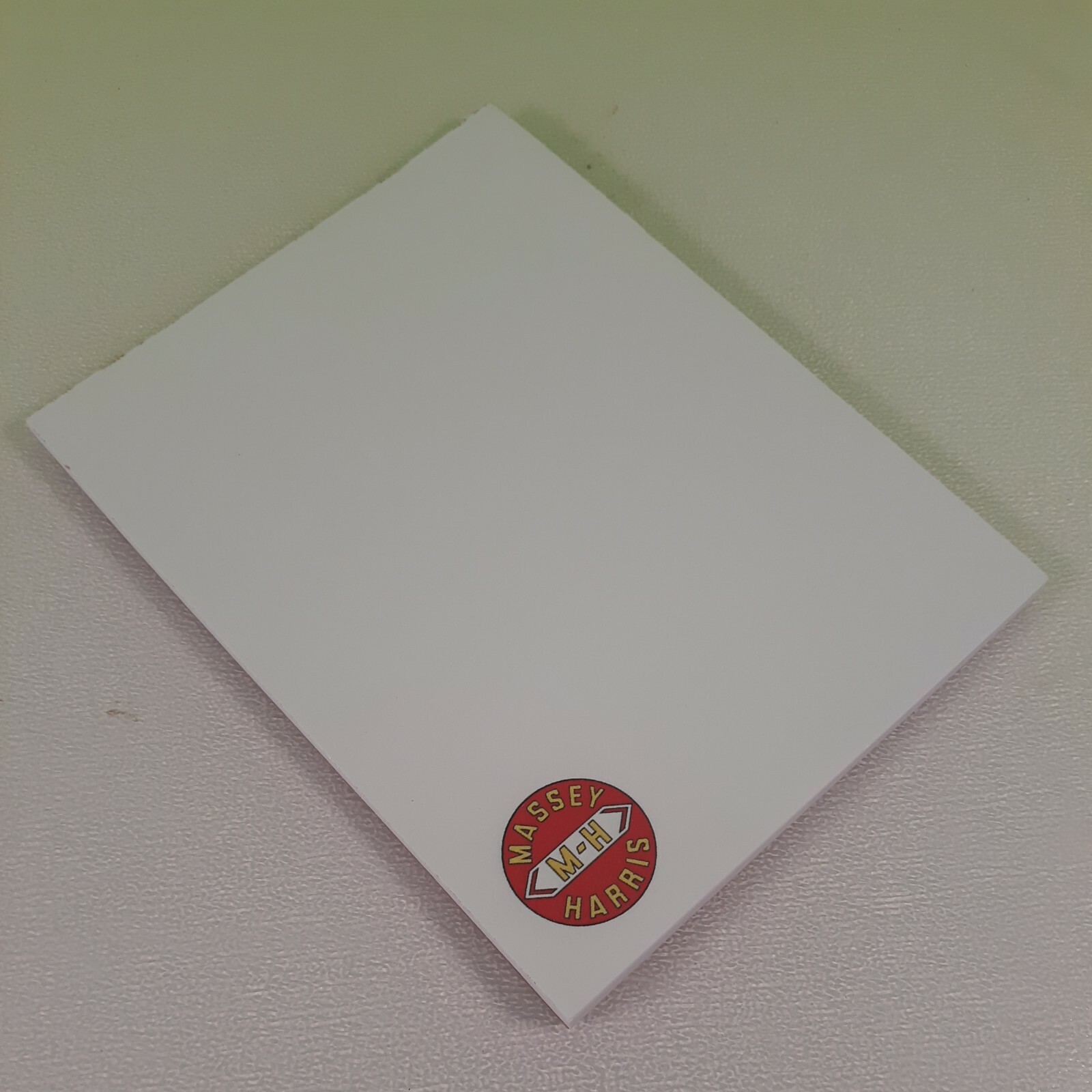 Massey Harris Farm Equipment / Tractor Desk Notepad 4″ x 5 1/2″