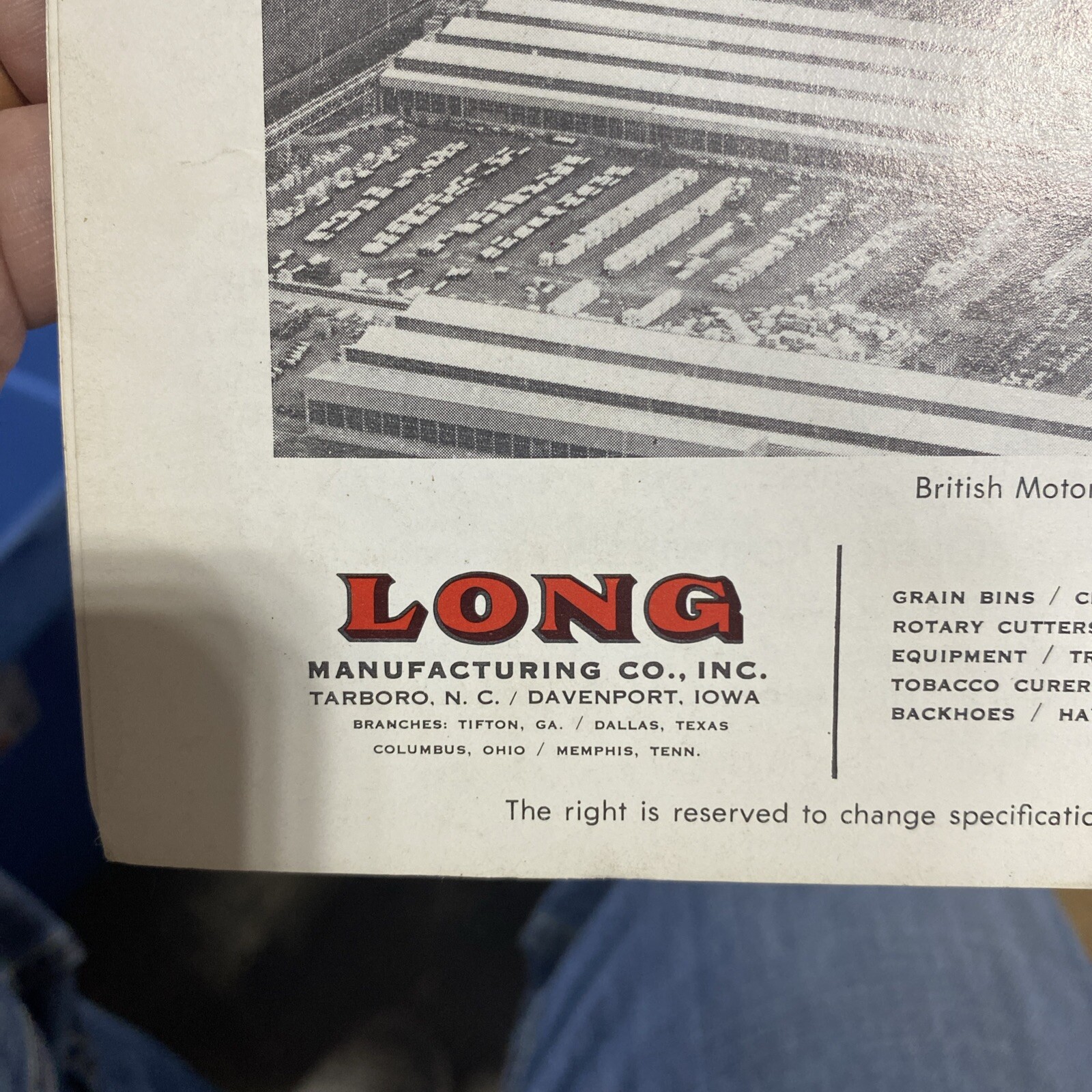 Vintage, Rare Long BMC Nuffield Tractors Brochure