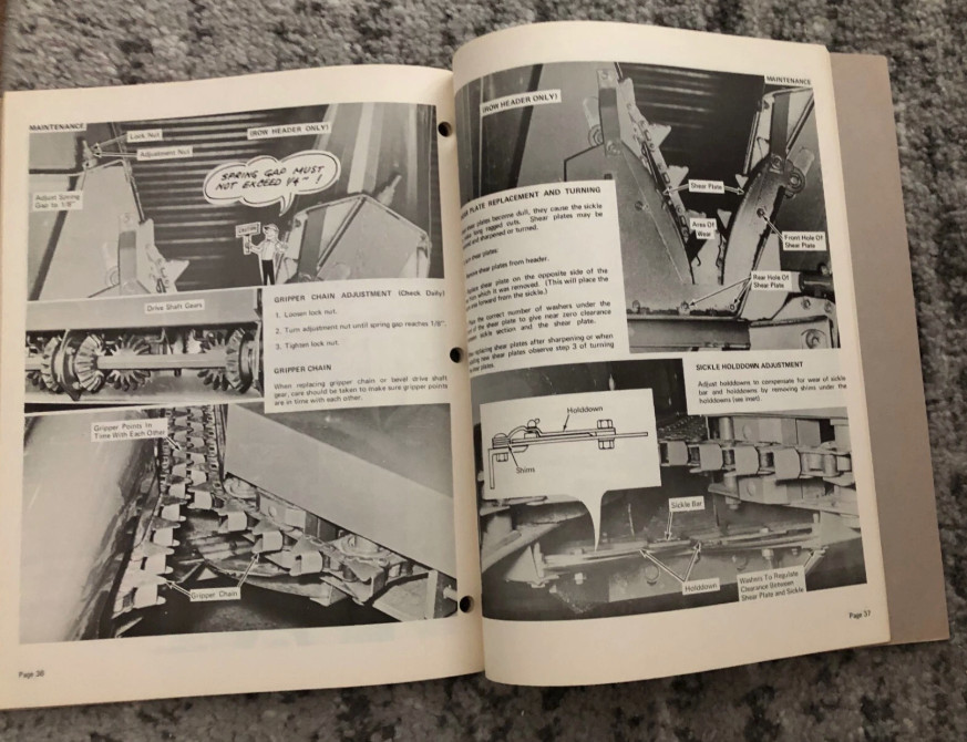 Hesston 4000 Forager Farm Equipment Hay Stacker Vintage Operator’s Manual 1980s