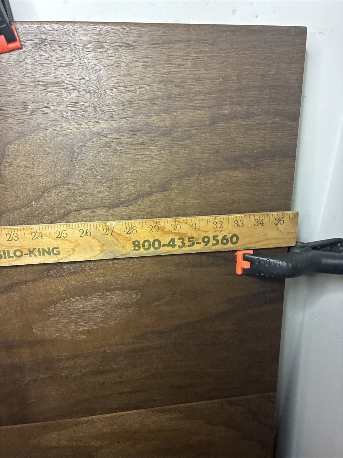Vintage Advertising Wood Yardstick Agri-King Put It In The Puffer…Not The Gutter