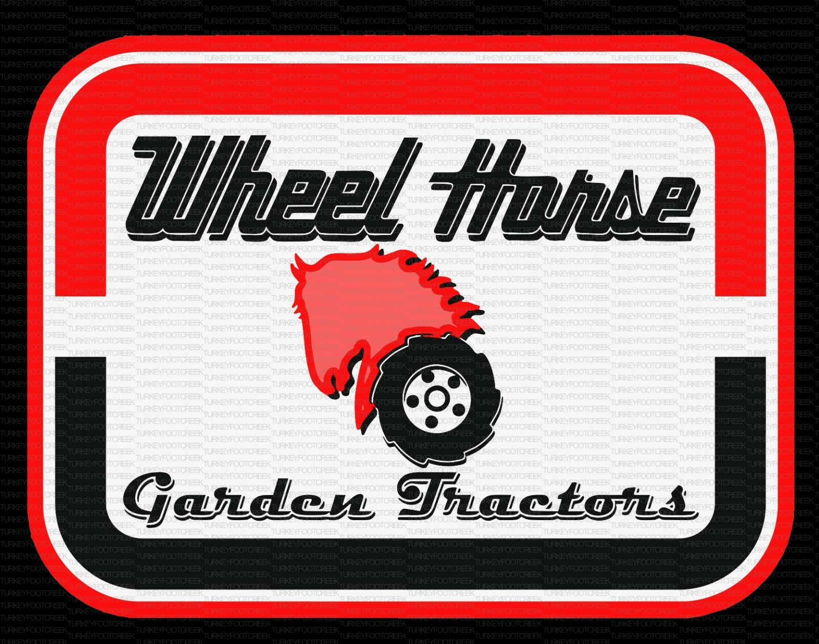 Wheel Horse Garden Tractors 9″ x 12″ Metal Sign