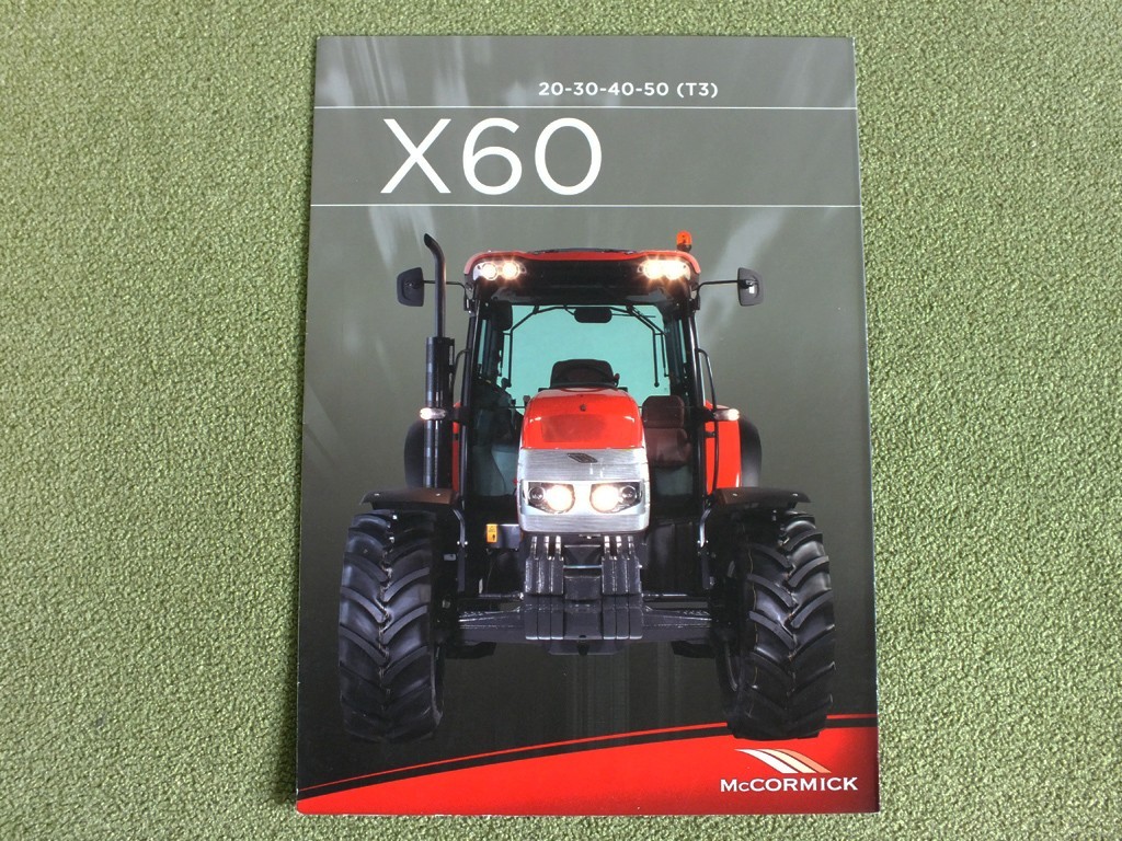 McCORMICK X60 Universal Tractor Farm Equipment Brochure 2011