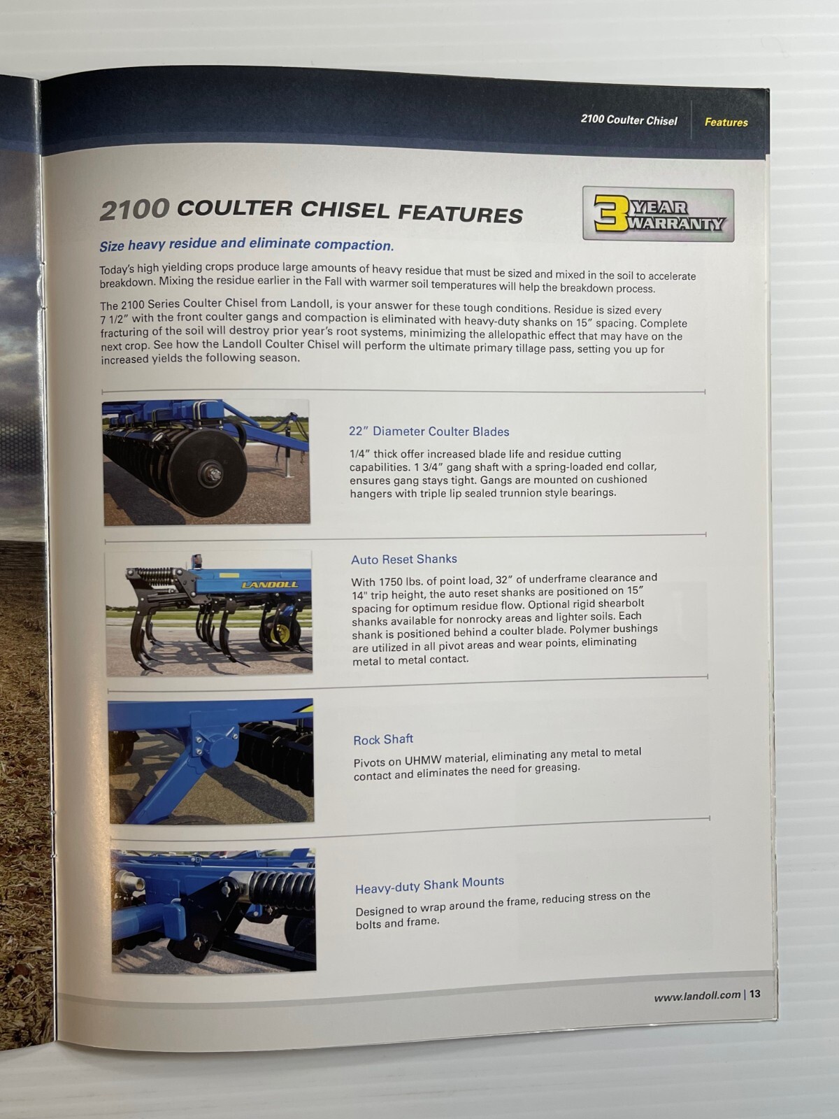 Landoll – Primary Tillage Tools – Sales Brochure *Original 2010s Brochure*