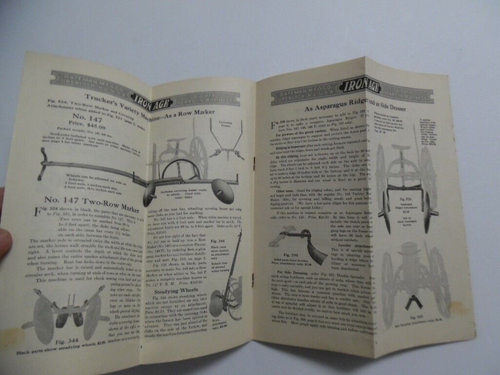 1916 Iron Age Trucker’s Variety Machine Catalog Brochure Bateman Mfg Co Vintage